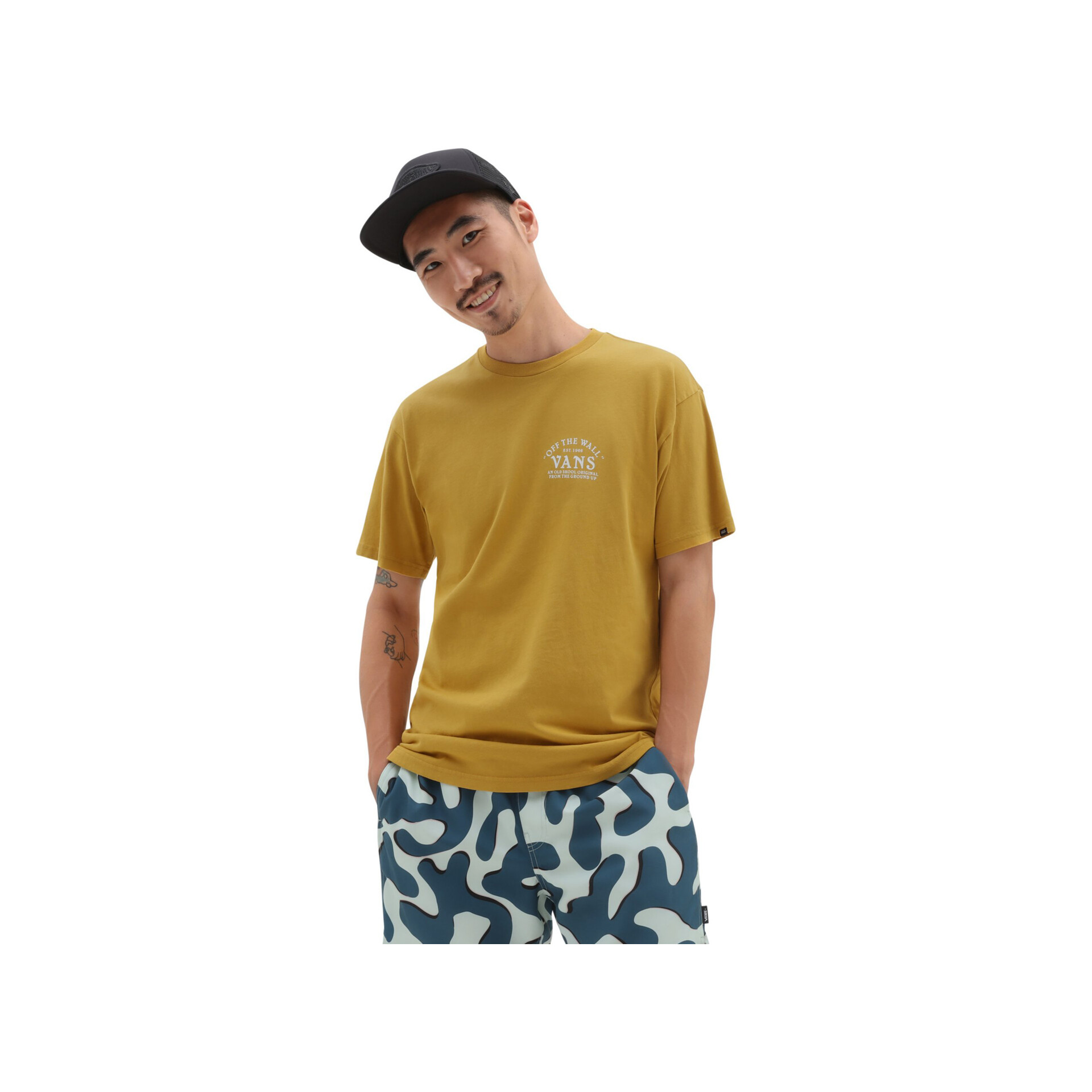 Vans Camiseta Hombre GROUND UP SS TEE vista trasera Vans Camiseta Hombre GROUND UP SS TEE vista trasera