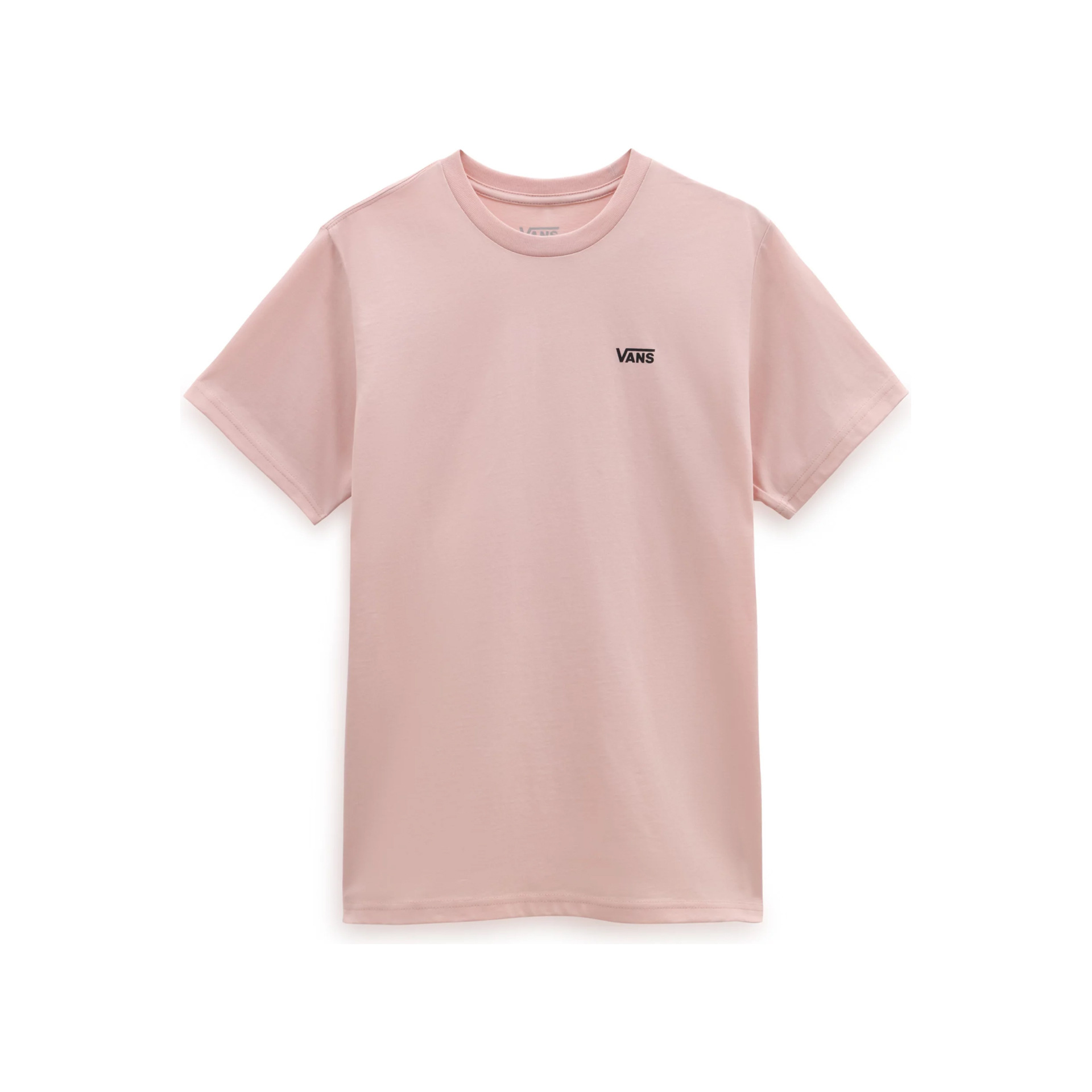 Vans Camiseta Mujer LEFT CHEST LOGO TEE EM vista frontal Vans Camiseta Mujer LEFT CHEST LOGO TEE EM vista frontal