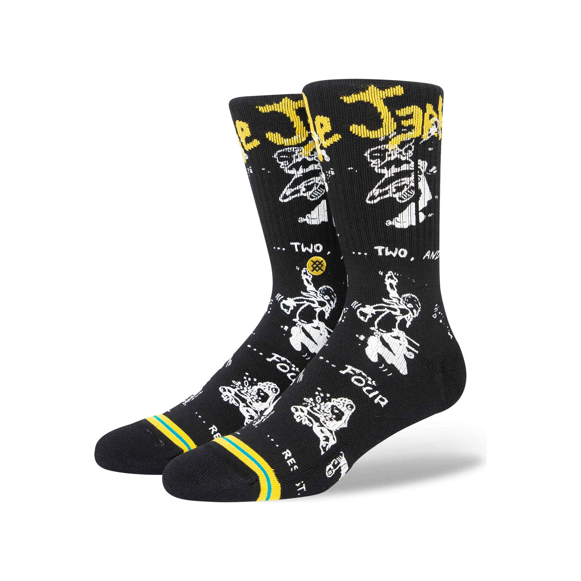 Stance Calcetines CIRCLE JERKS vista frontal Stance Calcetines CIRCLE JERKS vista frontal