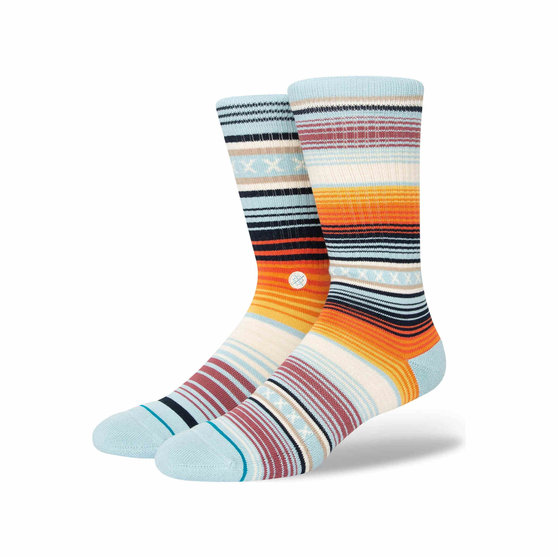 Stance Calcetines CURREN ST CREW vista frontal Stance Calcetines CURREN ST CREW vista frontal