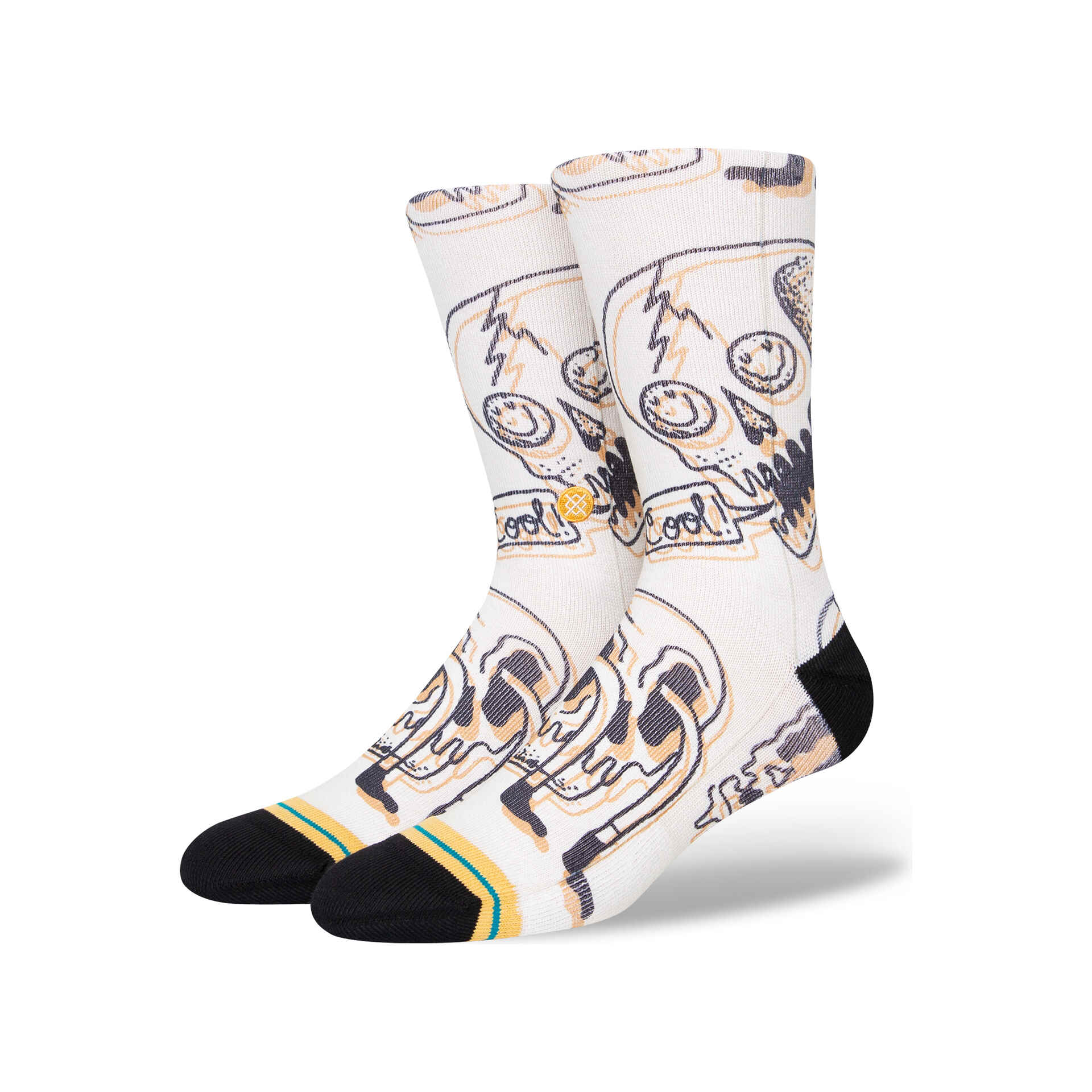 Stance Calcetines TALKIN HEADS vista frontal Stance Calcetines TALKIN HEADS vista frontal