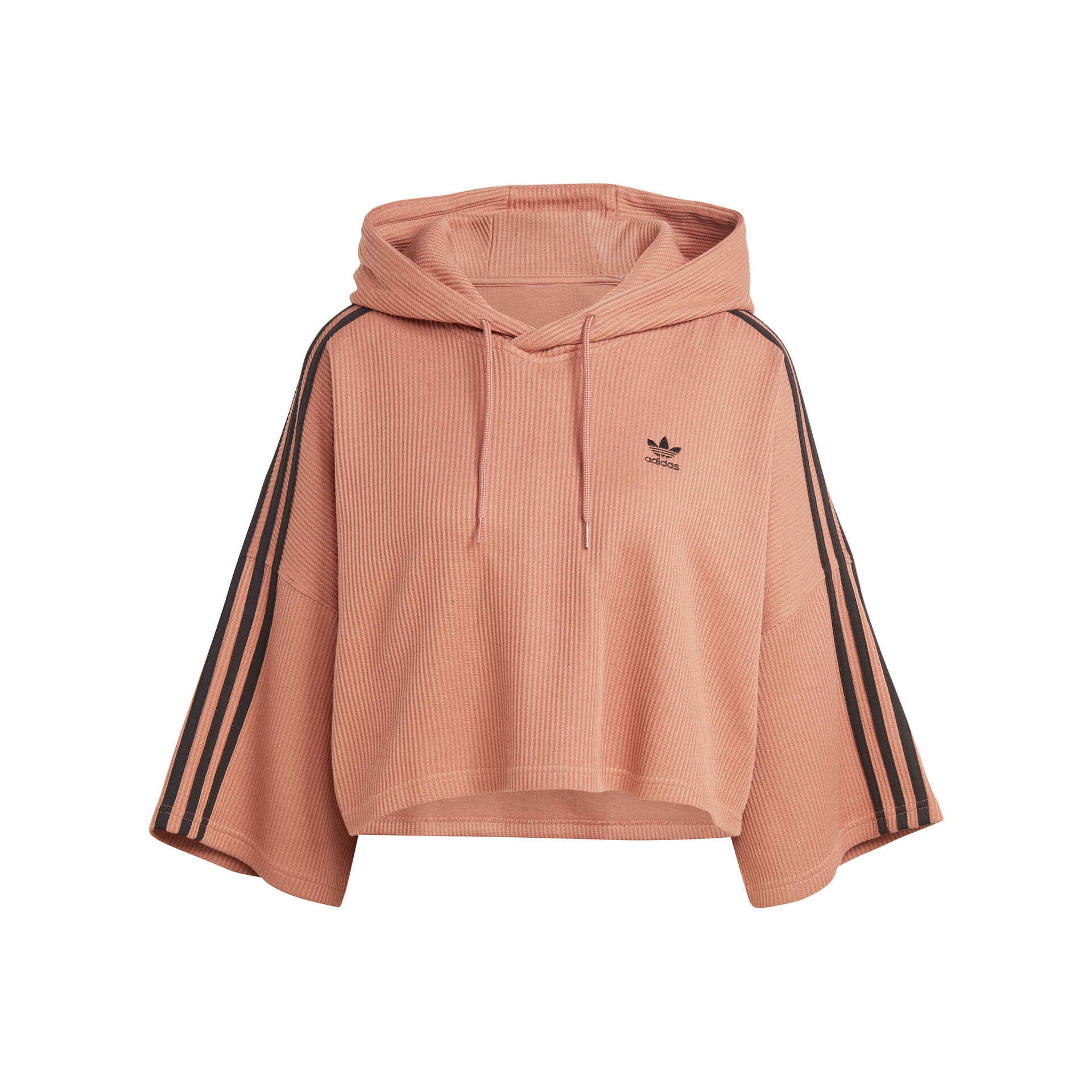 adidas Sudadera Mujer CROPPED HOODIE vista frontal adidas Sudadera Mujer CROPPED HOODIE vista frontal