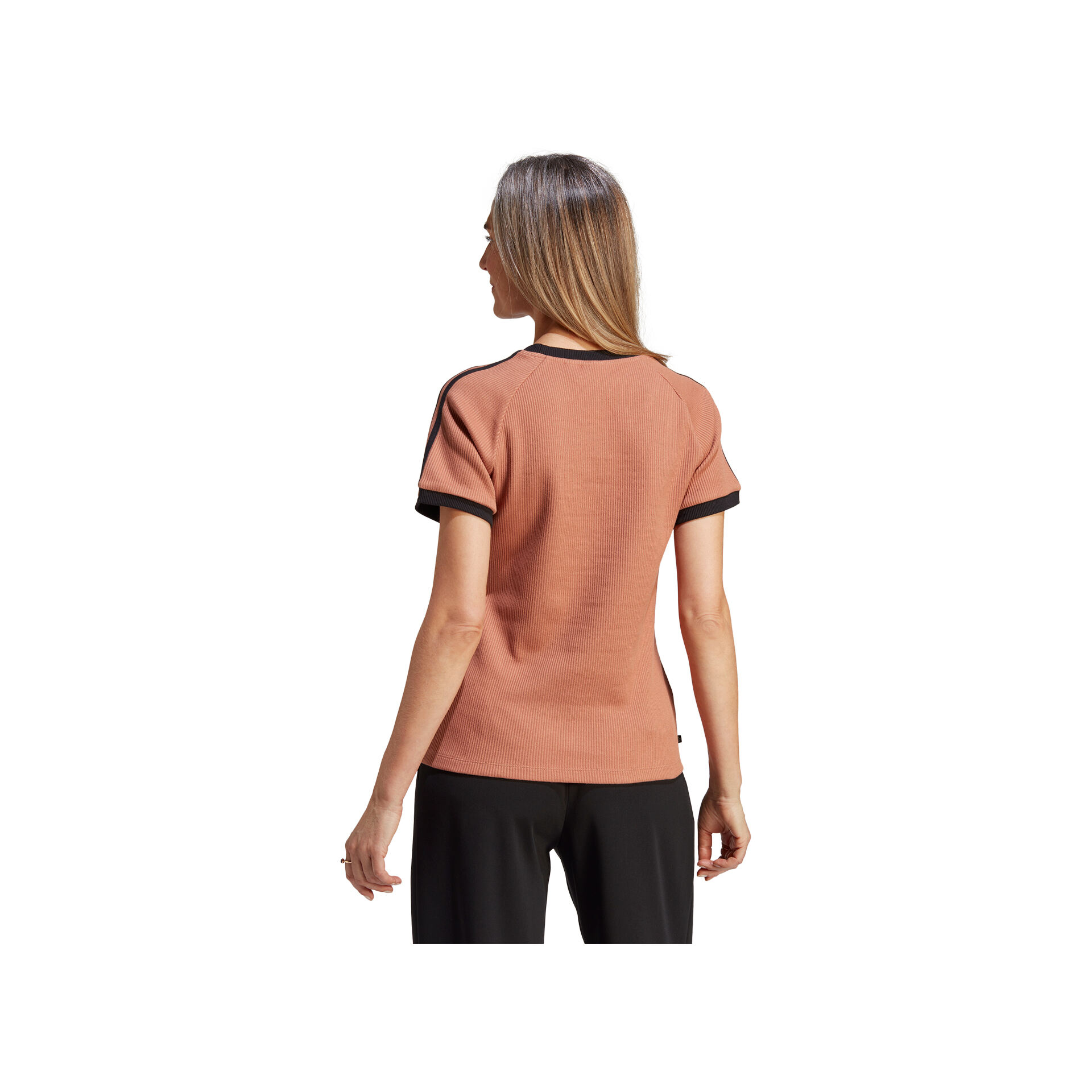 adidas Camiseta Mujer 3 S SLIM TEE vista trasera adidas Camiseta Mujer 3 S SLIM TEE vista trasera