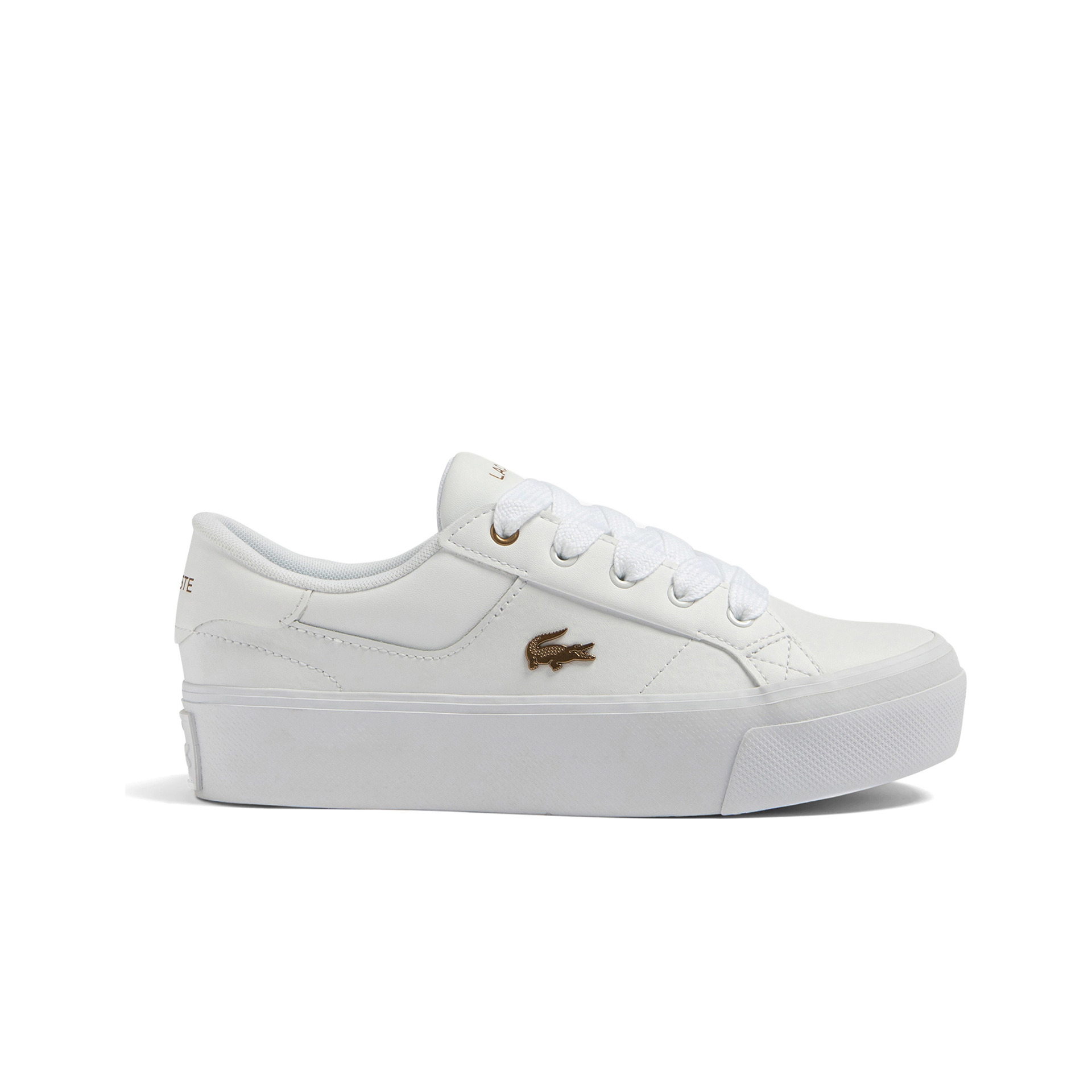 Lacoste Zapatillas Mujer ZIANE PLATFORM LEATHER SNEAKERS lateral exterior Lacoste Zapatillas Mujer ZIANE PLATFORM LEATHER SNEAKERS lateral exterior