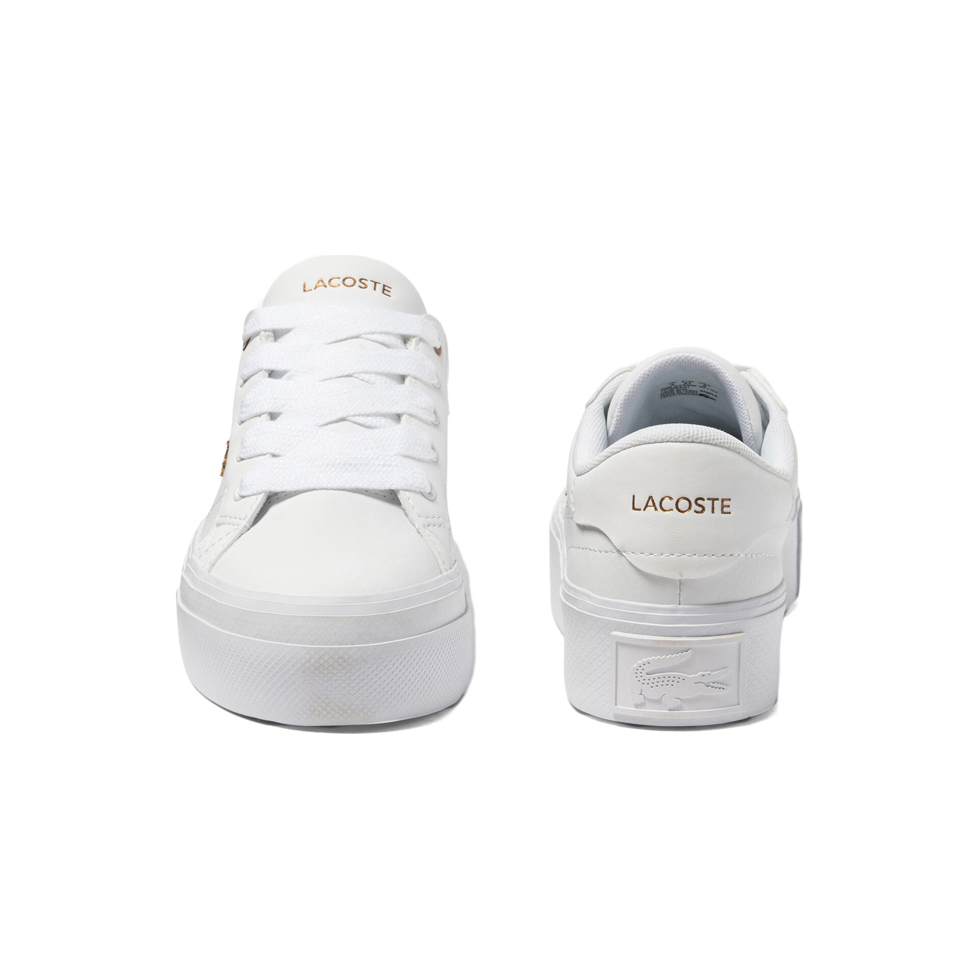 Lacoste Zapatillas Mujer ZIANE PLATFORM LEATHER SNEAKERS vista trasera Lacoste Zapatillas Mujer ZIANE PLATFORM LEATHER SNEAKERS vista trasera