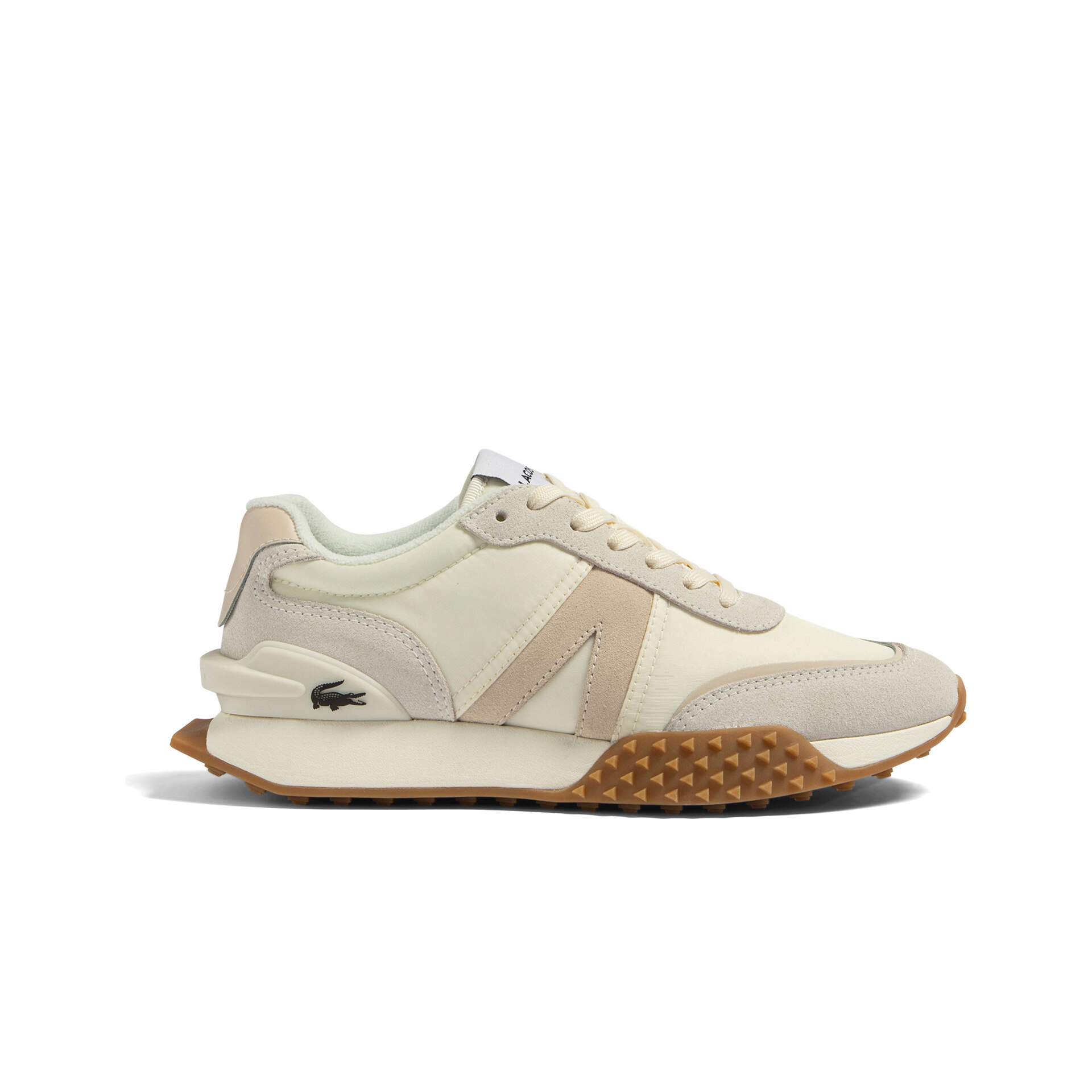 Lacoste L-spin Deluxe Leather Sneakers beige zapatillas mujer