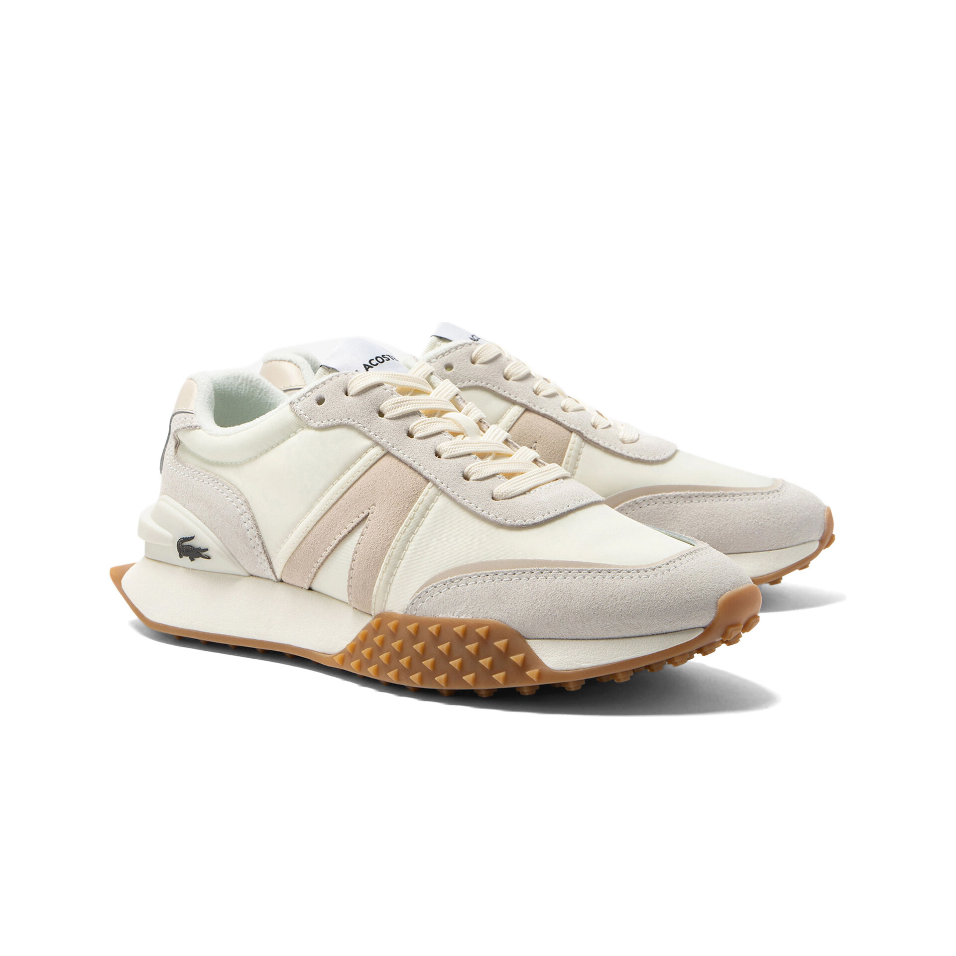 Lacoste Zapatillas Mujer L-SPIN DELUXE LEATHER SNEAKERS lateral interior Lacoste Zapatillas Mujer L-SPIN DELUXE LEATHER SNEAKERS lateral interior