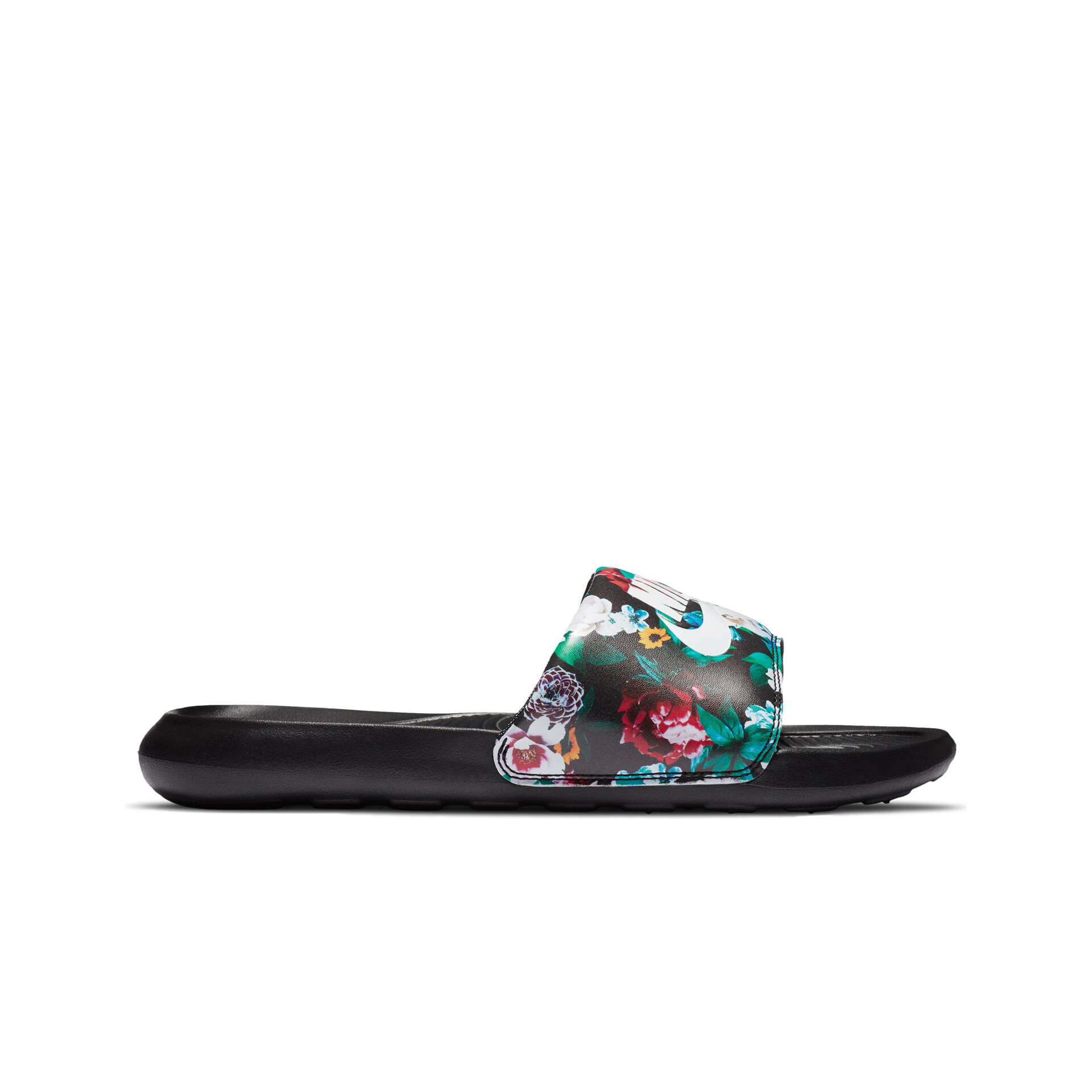 Nike Chancletas y Sandalias Mujer W NIKE VICTORI ONE SLIDE PRINT lateral exterior Nike Chancletas y Sandalias Mujer W NIKE VICTORI ONE SLIDE PRINT lateral exterior