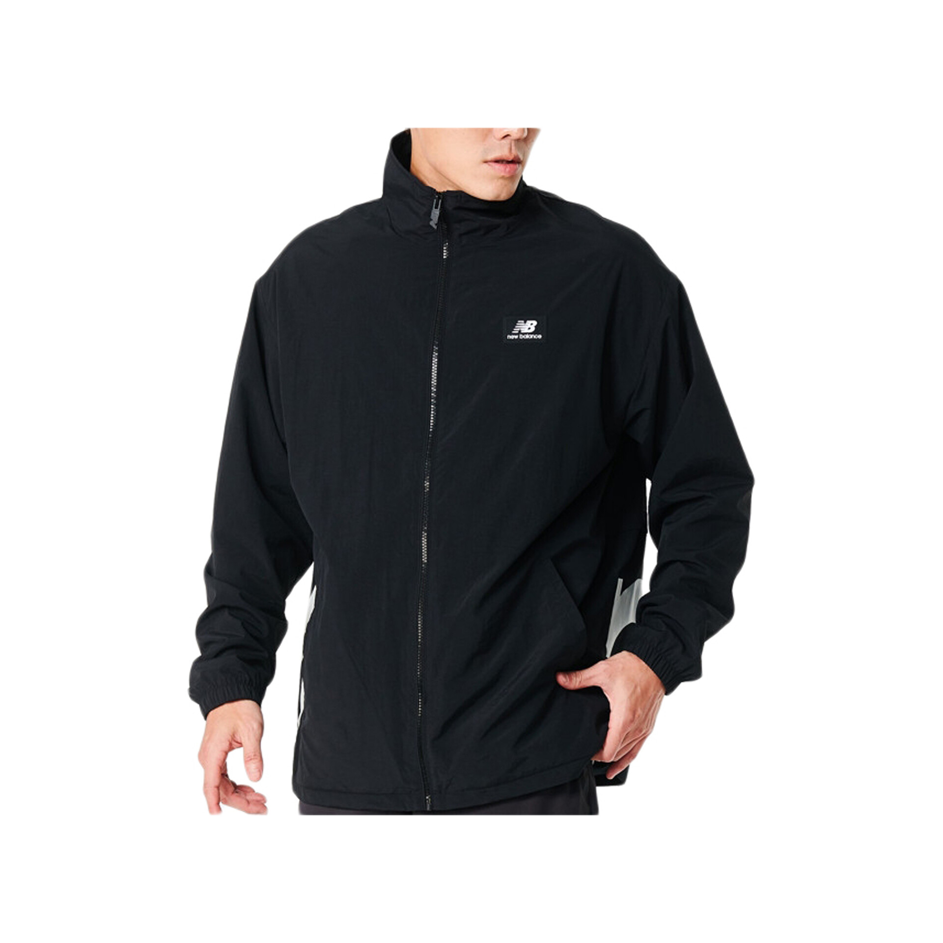 New Balance Sudadera Hombre Unisex Out of Bounds Jacket vista frontal New Balance Sudadera Hombre Unisex Out of Bounds Jacket vista frontal