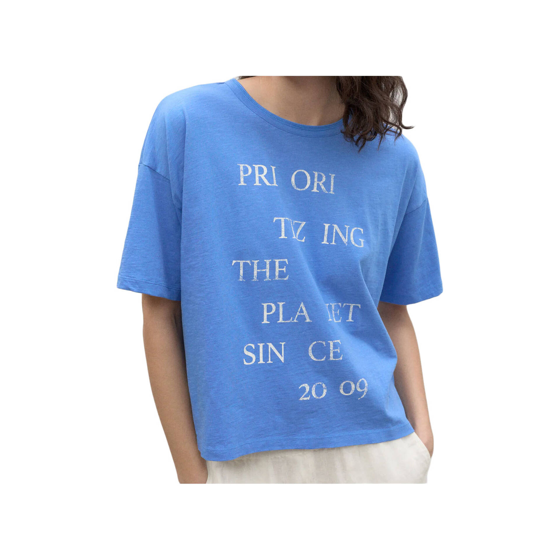 Ecoalf Camiseta Mujer MILANOALF T-SHIRT WOMAN vista frontal Ecoalf Camiseta Mujer MILANOALF T-SHIRT WOMAN vista frontal