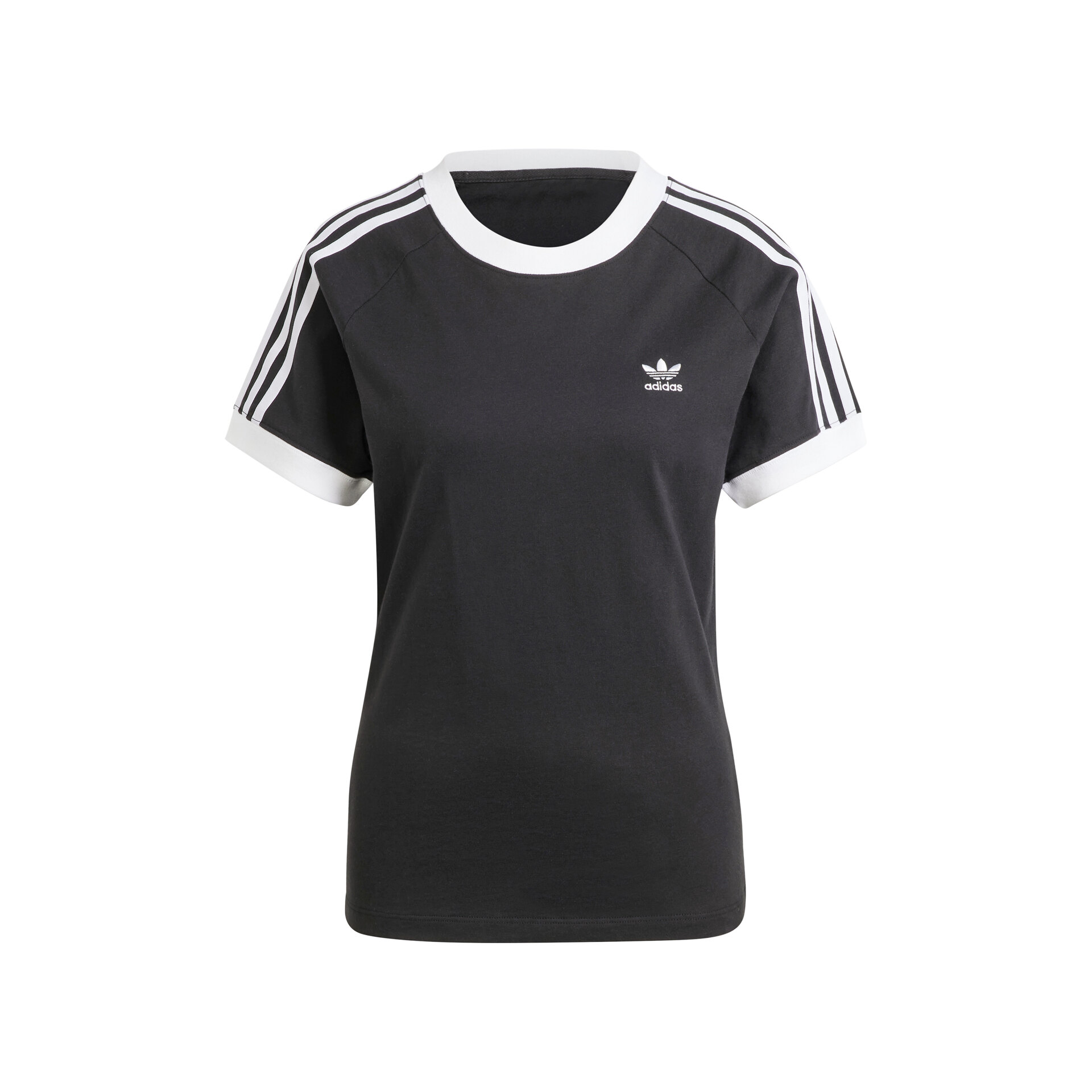 adidas Camiseta Mujer 3 S SLIM TEE vista frontal adidas Camiseta Mujer 3 S SLIM TEE vista frontal