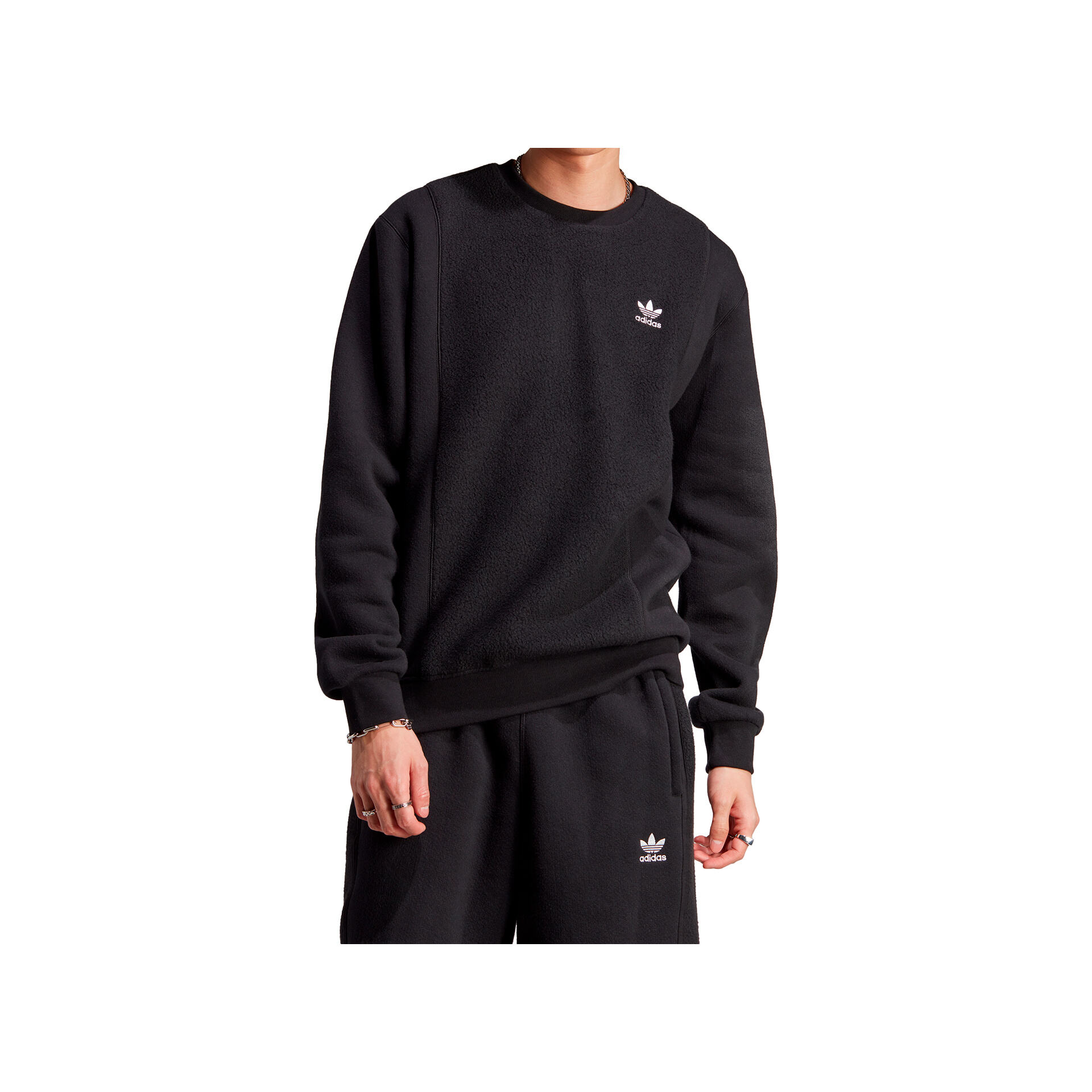 adidas Sudadera Hombre ESS+ CREW RVS vista frontal adidas Sudadera Hombre ESS+ CREW RVS vista frontal