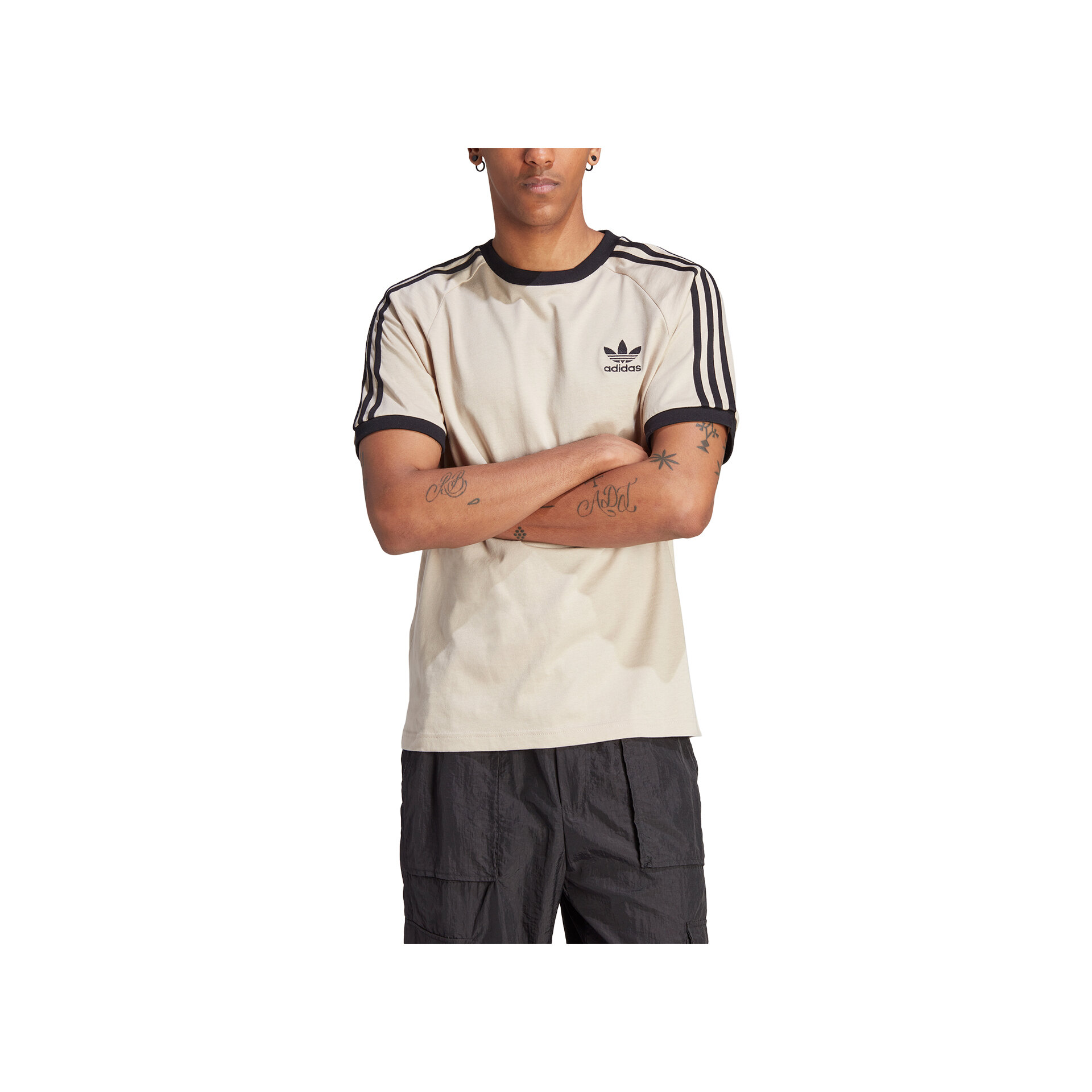 adidas Camiseta Hombre 3-STRIPES TEE vista trasera adidas Camiseta Hombre 3-STRIPES TEE vista trasera