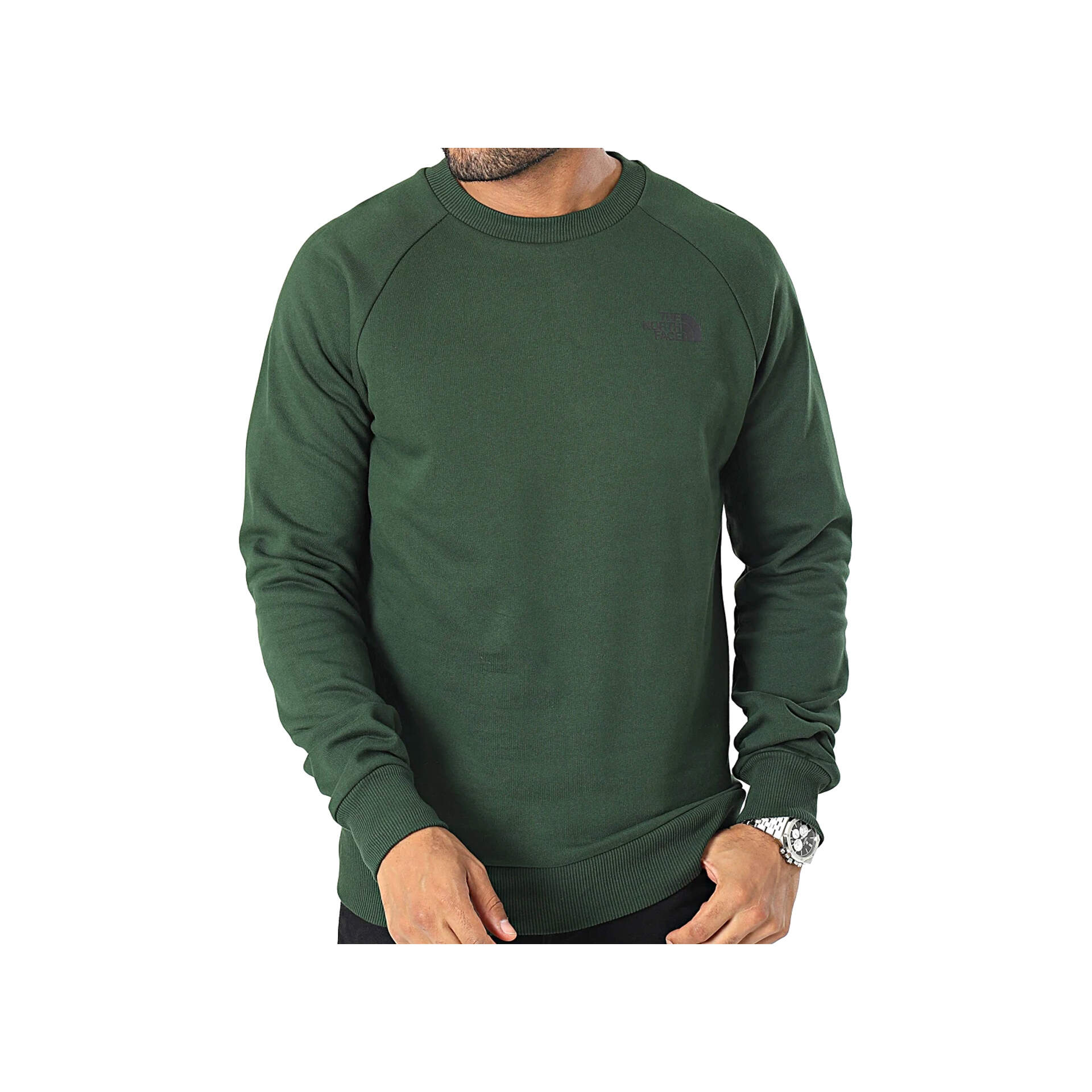 The North Face Sudadera Hombre M RAGLAN REDBOX CREW - NEW - EU vista frontal The North Face Sudadera Hombre M RAGLAN REDBOX CREW - NEW - EU vista frontal