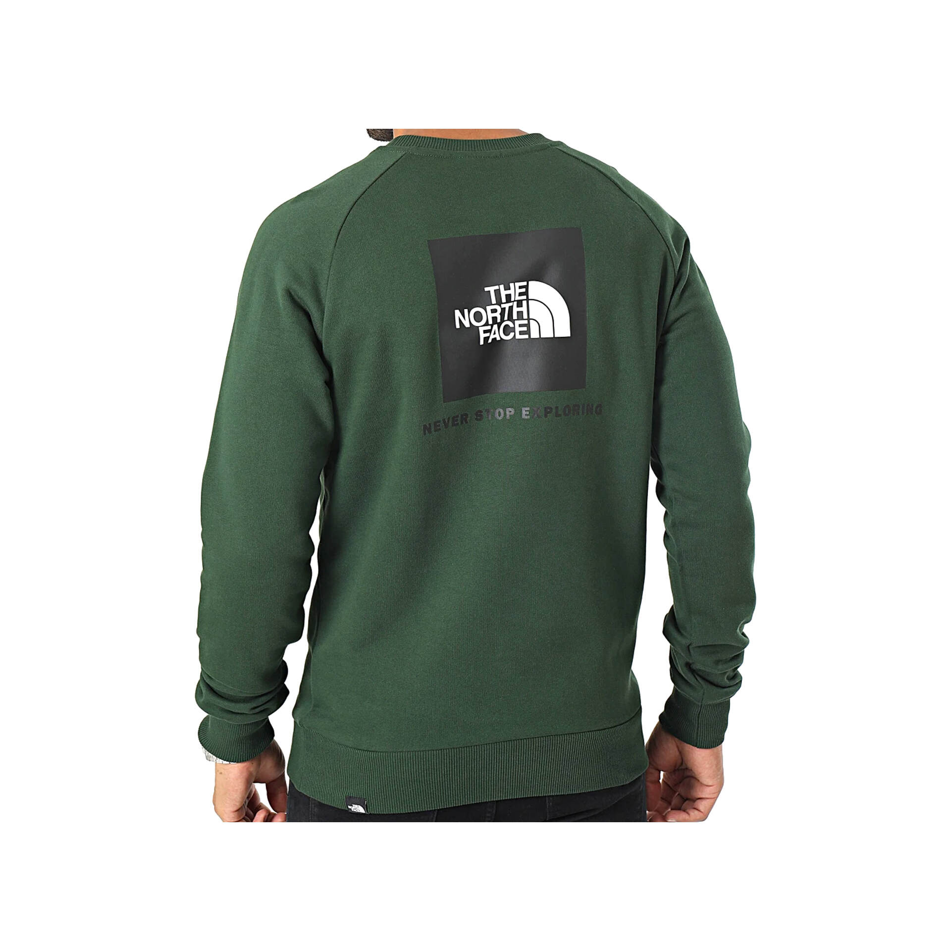 The North Face Sudadera Hombre M RAGLAN REDBOX CREW - NEW - EU vista trasera The North Face Sudadera Hombre M RAGLAN REDBOX CREW - NEW - EU vista trasera