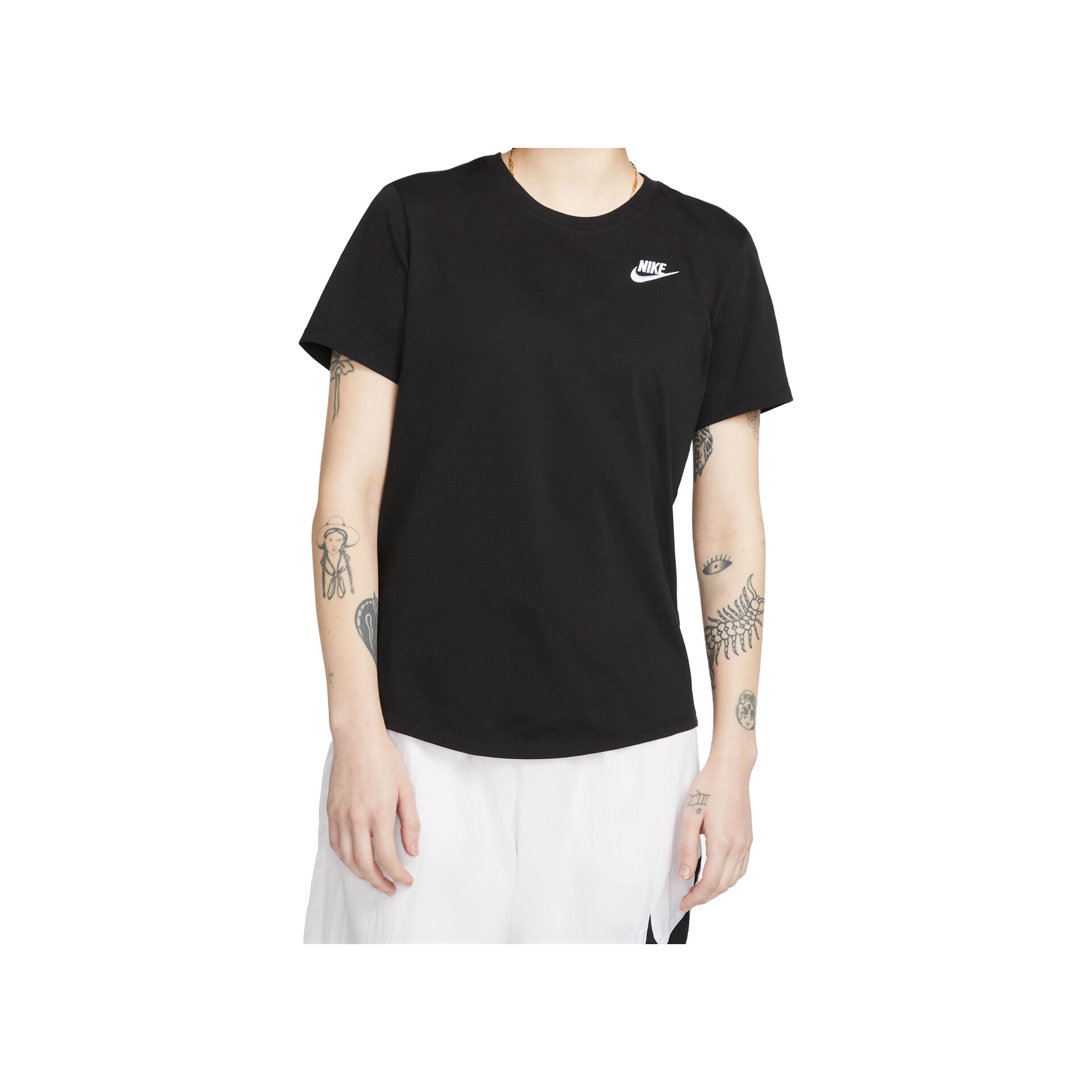 Nike Camiseta Mujer W NSW TEE CLUB vista frontal Nike Camiseta Mujer W NSW TEE CLUB vista frontal