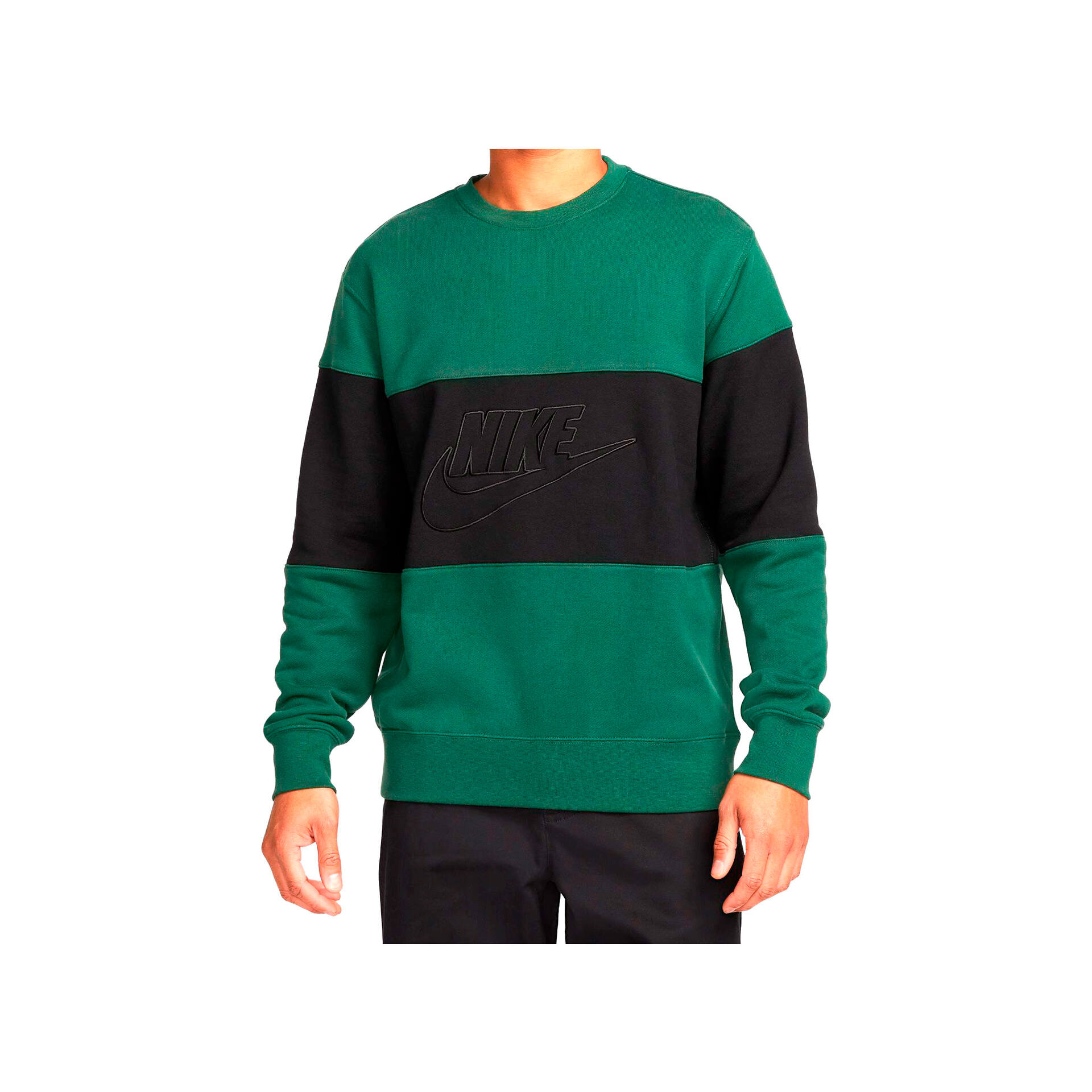 Nike Sudadera Hombre M NK CLUB+ FT CREW CB vista frontal Nike Sudadera Hombre M NK CLUB+ FT CREW CB vista frontal