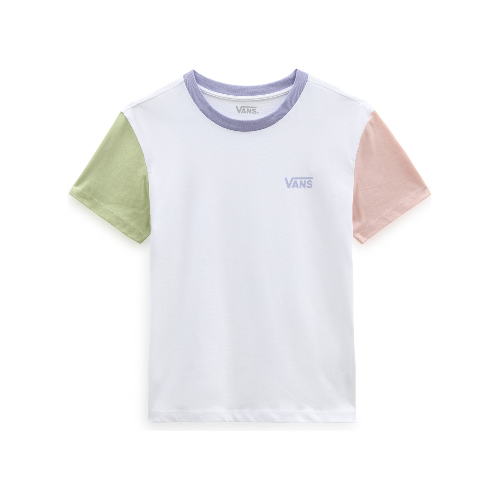Vans Camiseta Mujer COLORBLOCK CREW vista frontal Vans Camiseta Mujer COLORBLOCK CREW vista frontal