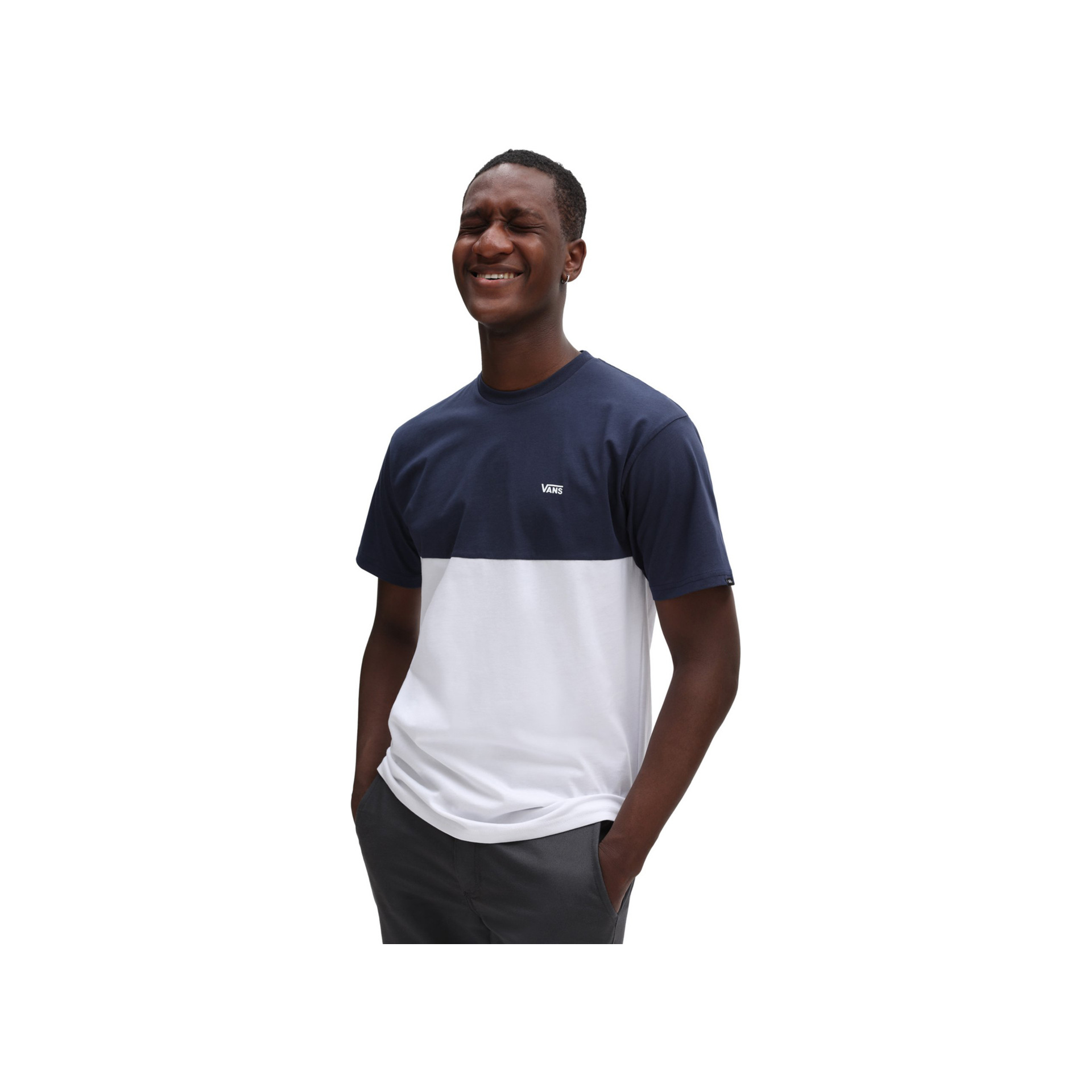 Vans Camiseta Hombre MN COLORBLOCK TEE vista trasera Vans Camiseta Hombre MN COLORBLOCK TEE vista trasera
