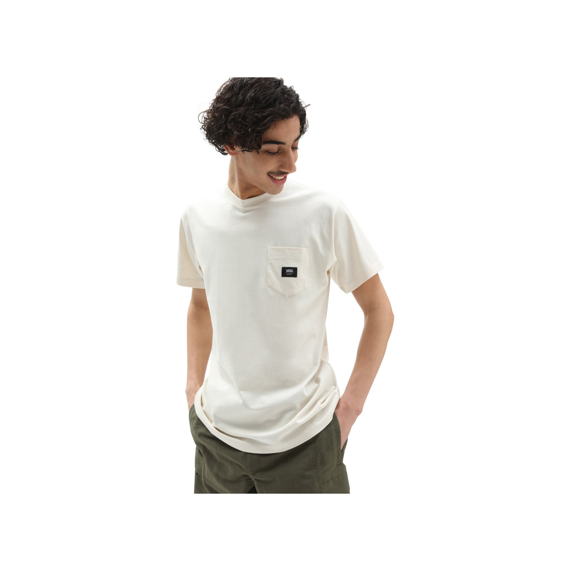 Vans Camiseta Hombre MN WOVEN PATCH POCKET M vista trasera Vans Camiseta Hombre MN WOVEN PATCH POCKET M vista trasera