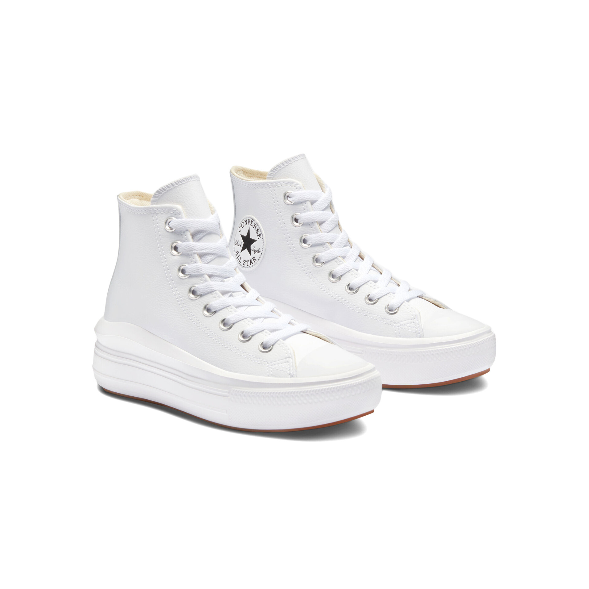 Converse Zapatillas Mujer CHUCK TAYLOR ALL STAR MOVE PLATFORM FOUNDATIONAL LEATHER puntera Converse Zapatillas Mujer CHUCK TAYLOR ALL STAR MOVE PLATFORM FOUNDATIONAL LEATHER puntera