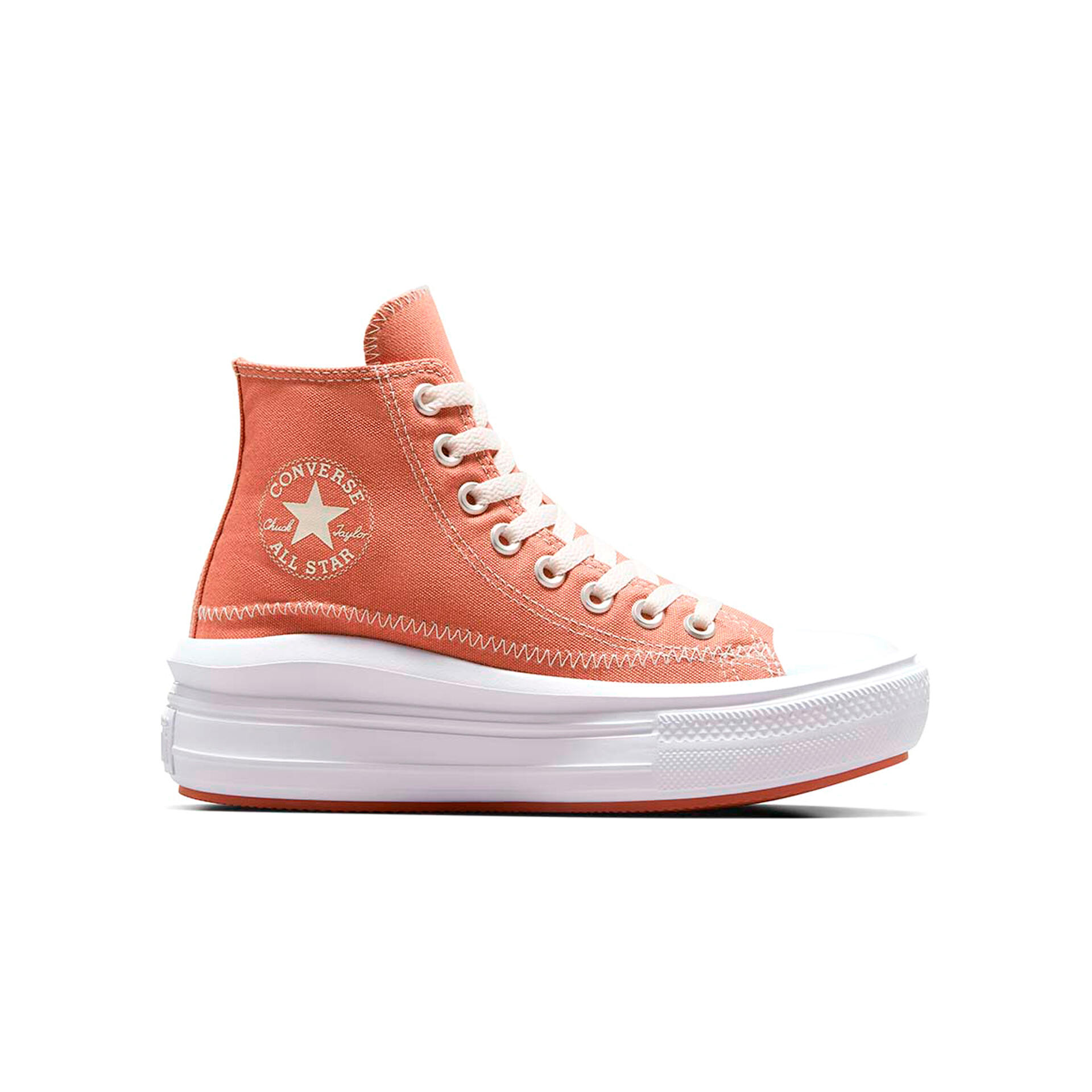 Converse Zapatillas Mujer CHUCK TAYLOR ALL STAR MOVE CRAFTED lateral exterior Converse Zapatillas Mujer CHUCK TAYLOR ALL STAR MOVE CRAFTED lateral exterior