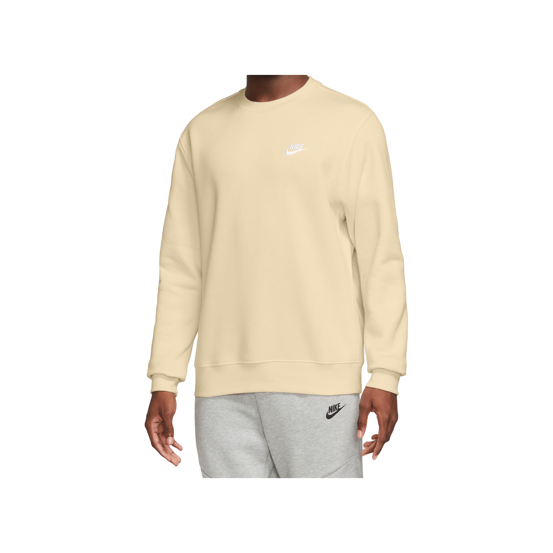 Nike Sudadera Hombre M NSW CLUB CRW BB vista frontal Nike Sudadera Hombre M NSW CLUB CRW BB vista frontal