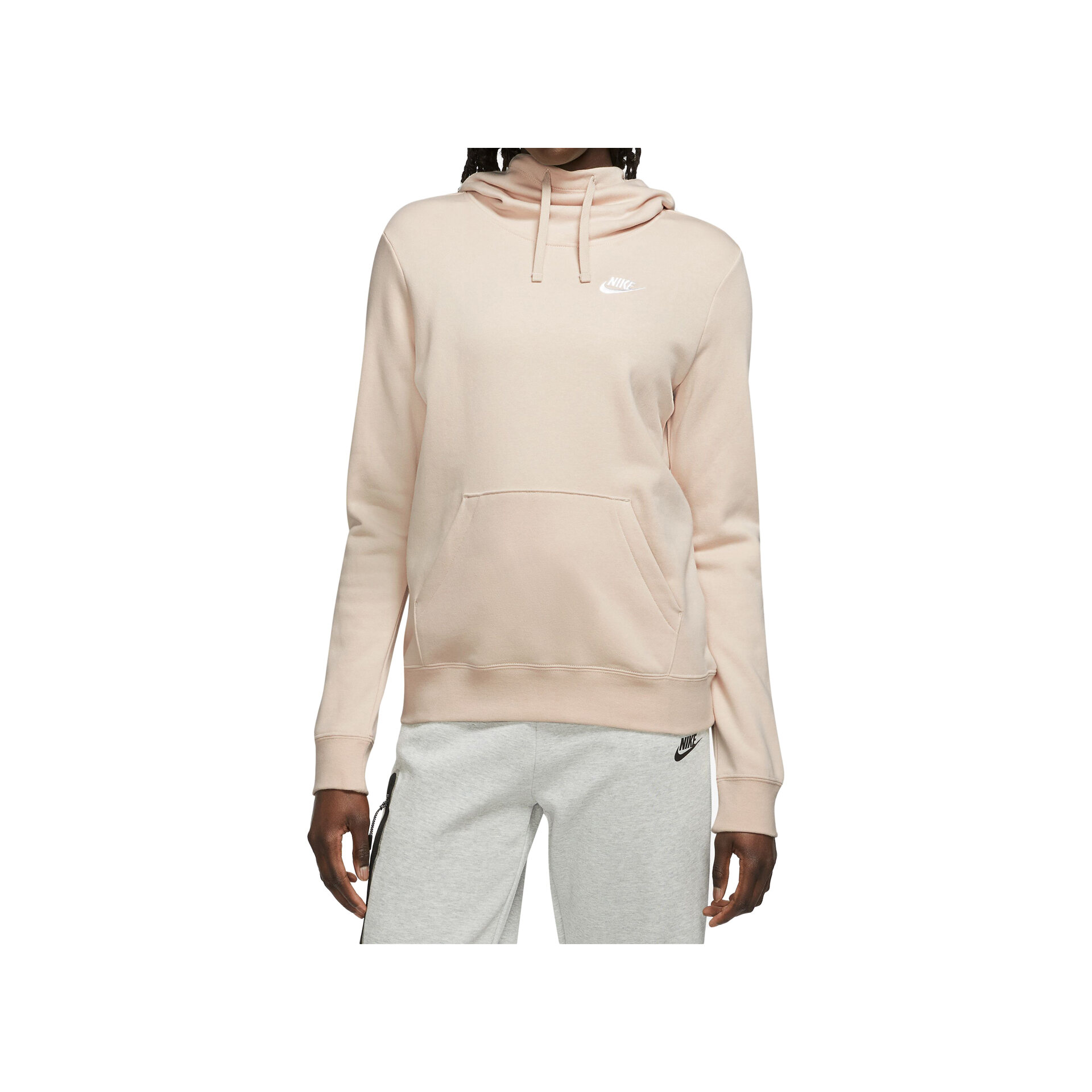 Nike Sudadera Mujer W NSW CLUB FLC FNL HOODIE STD vista frontal Nike Sudadera Mujer W NSW CLUB FLC FNL HOODIE STD vista frontal