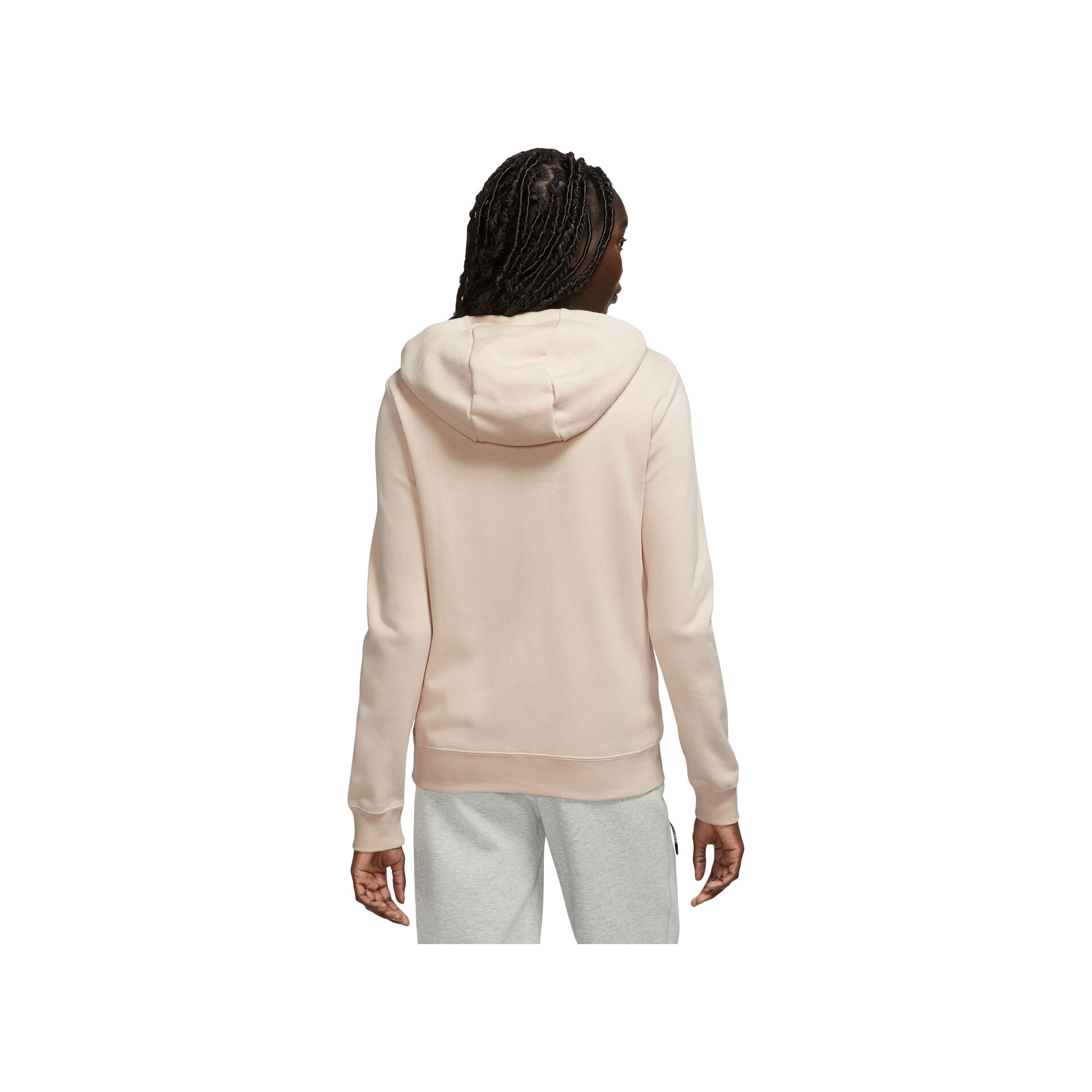 Nike Sudadera Mujer W NSW CLUB FLC FNL HOODIE STD vista trasera Nike Sudadera Mujer W NSW CLUB FLC FNL HOODIE STD vista trasera