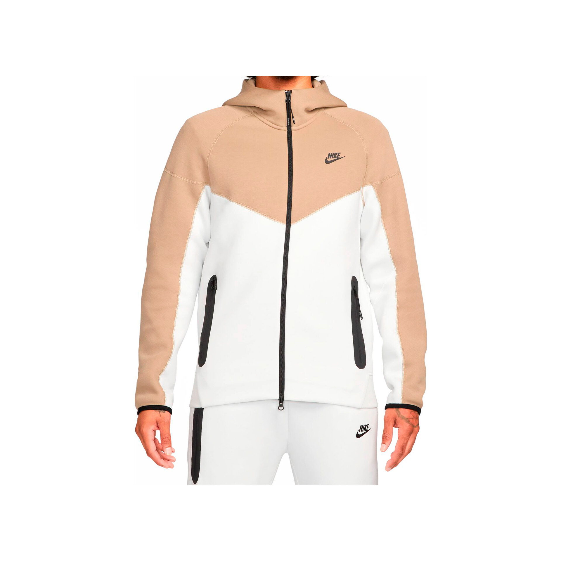 Nike Sudadera Hombre M NK TCH FLC FZ WR HOODIE vista frontal Nike Sudadera Hombre M NK TCH FLC FZ WR HOODIE vista frontal