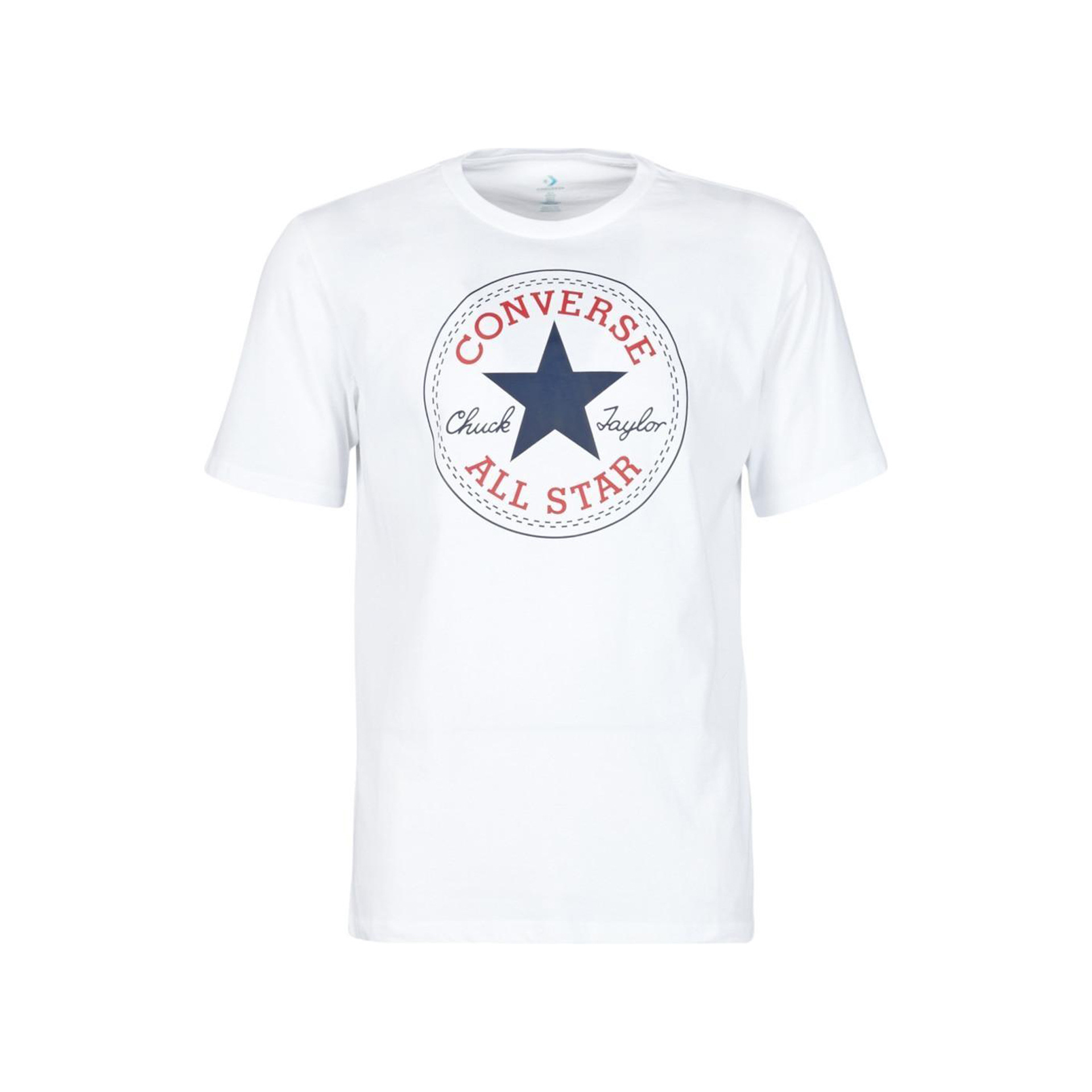 Converse Camiseta Hombre ALL STAR PATCH LOGO STANDARD vista frontal Converse Camiseta Hombre ALL STAR PATCH LOGO STANDARD vista frontal