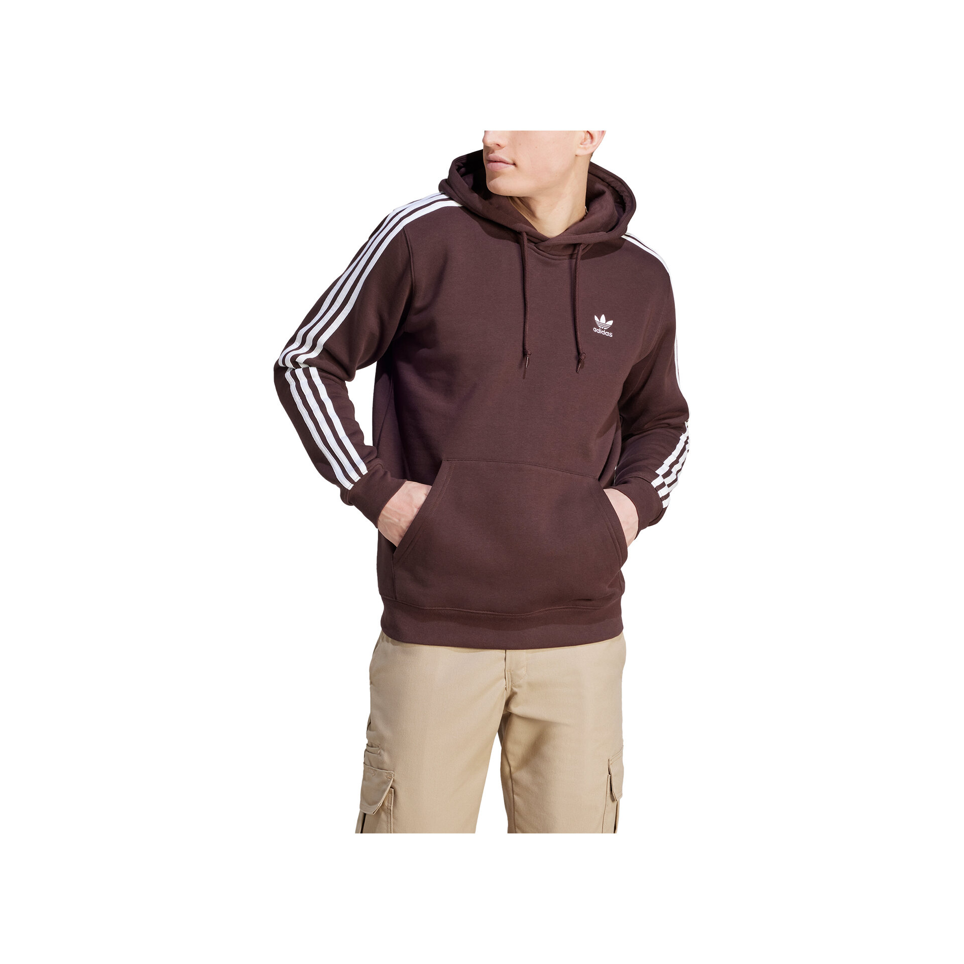 adidas Sudadera Hombre 3-STRIPES HOODY vista frontal adidas Sudadera Hombre 3-STRIPES HOODY vista frontal