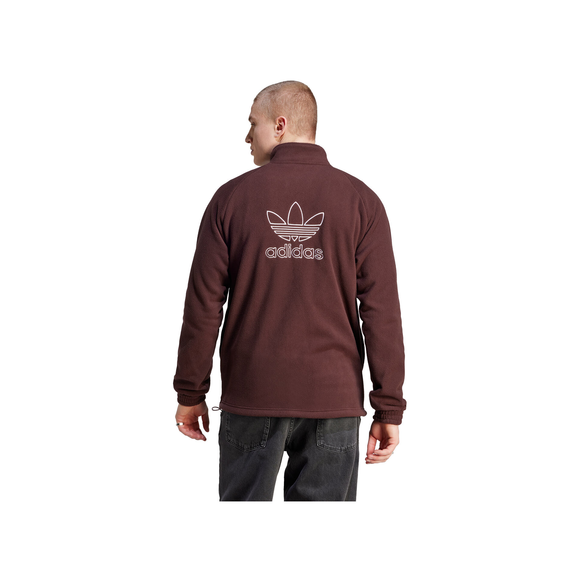 adidas Chaqueta Hombre TREFOIL FZ TEDD vista trasera adidas Chaqueta Hombre TREFOIL FZ TEDD vista trasera