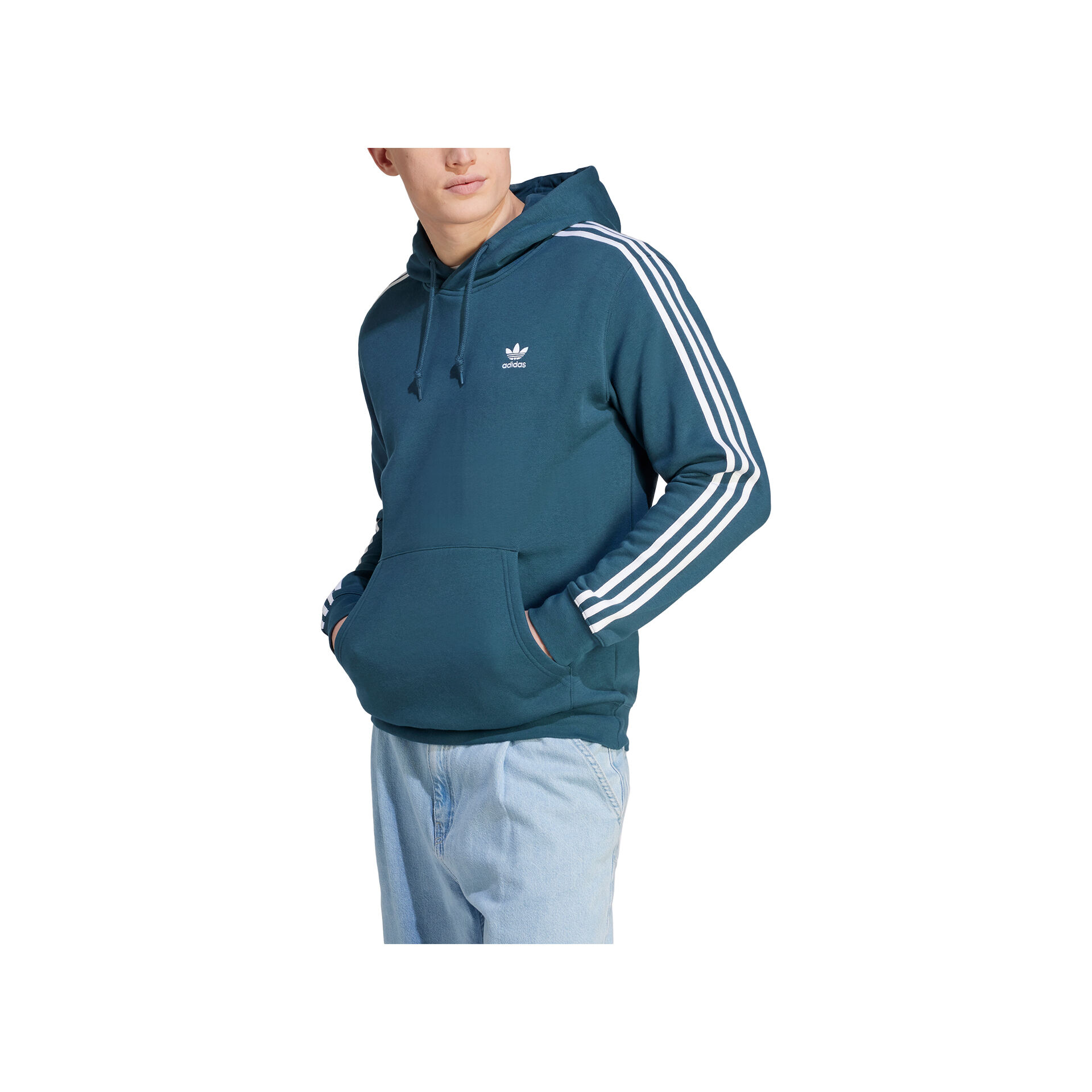 adidas Sudadera Hombre 3-STRIPES HOODY vista frontal adidas Sudadera Hombre 3-STRIPES HOODY vista frontal