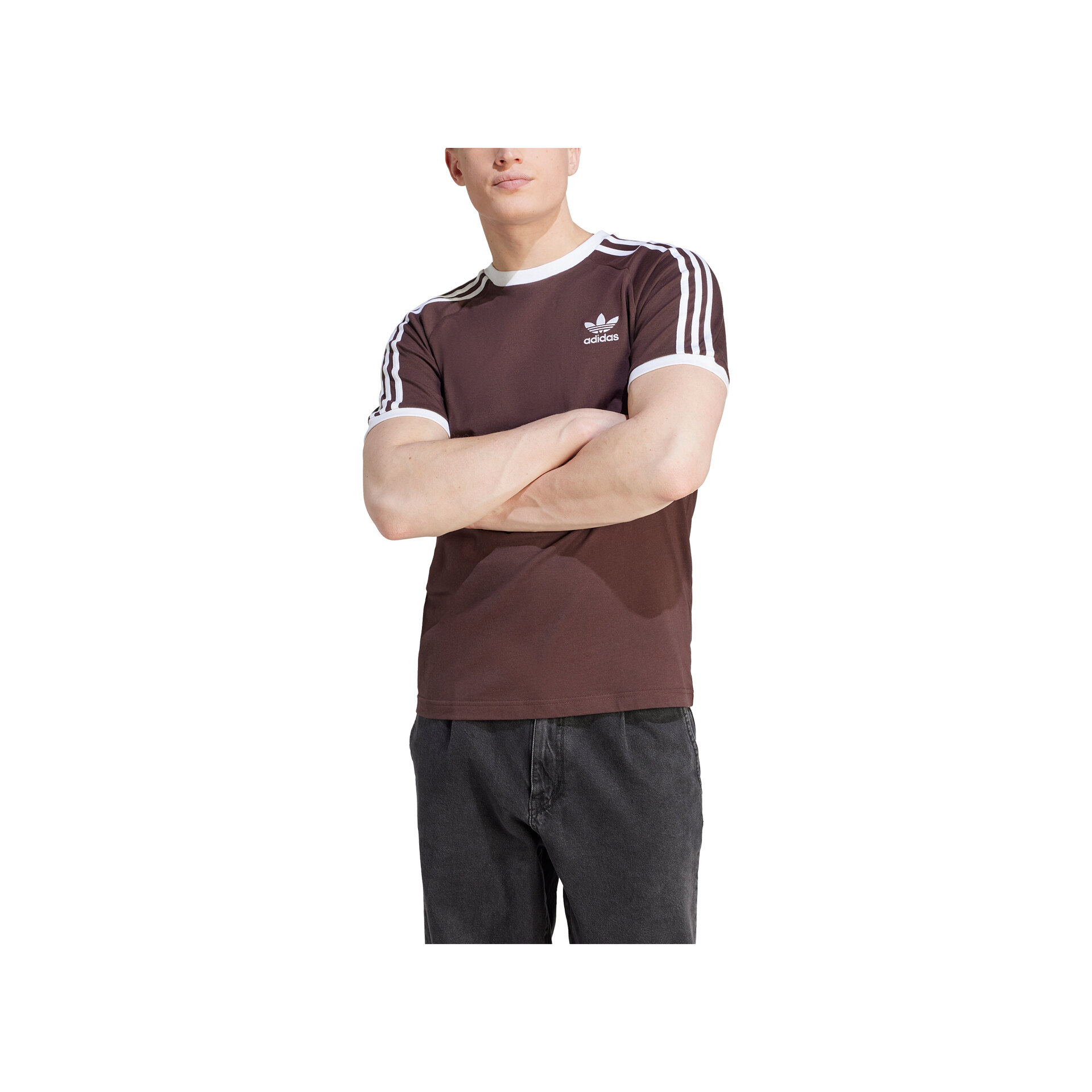 adidas Camiseta Hombre 3-STRIPES TEE vista frontal adidas Camiseta Hombre 3-STRIPES TEE vista frontal