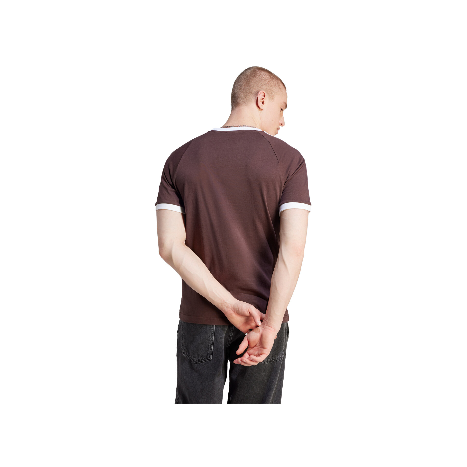 adidas Camiseta Hombre 3-STRIPES TEE vista trasera adidas Camiseta Hombre 3-STRIPES TEE vista trasera