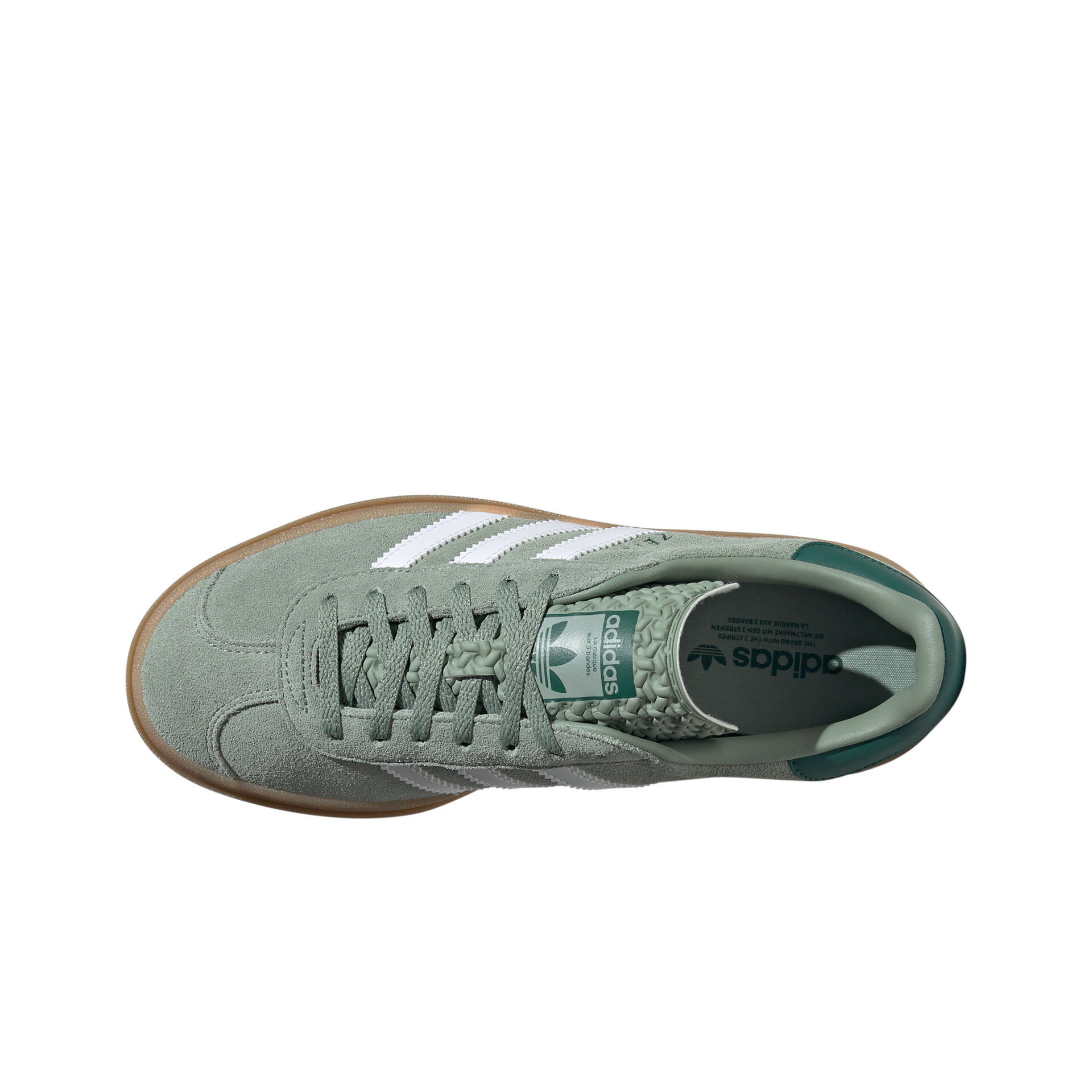 adidas Zapatillas Mujer GAZELLE BOLD W vista frontal girada 45º adidas Zapatillas Mujer GAZELLE BOLD W vista frontal girada 45º