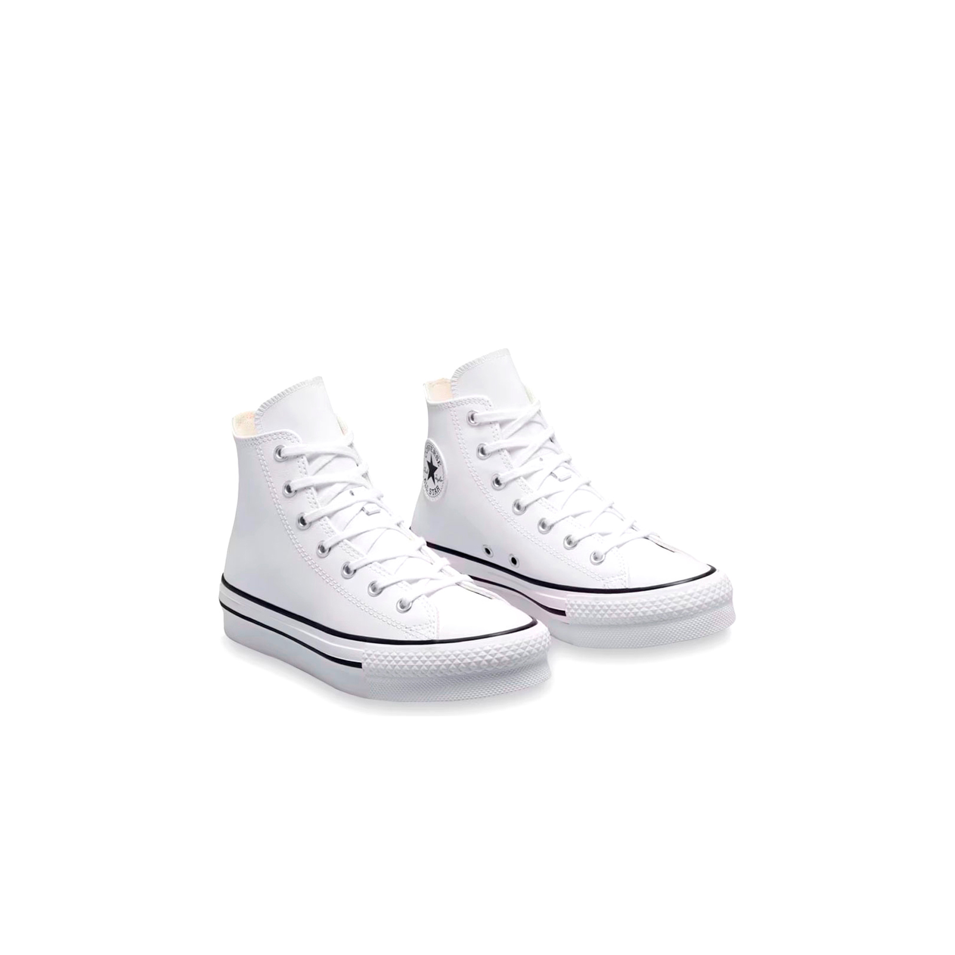 Converse Zapatillas Niña/os CHUCK TAYLOR ALL STAR EVA LIFT PLATFORM LEATHER lateral interior Converse Zapatillas Niña/os CHUCK TAYLOR ALL STAR EVA LIFT PLATFORM LEATHER lateral interior