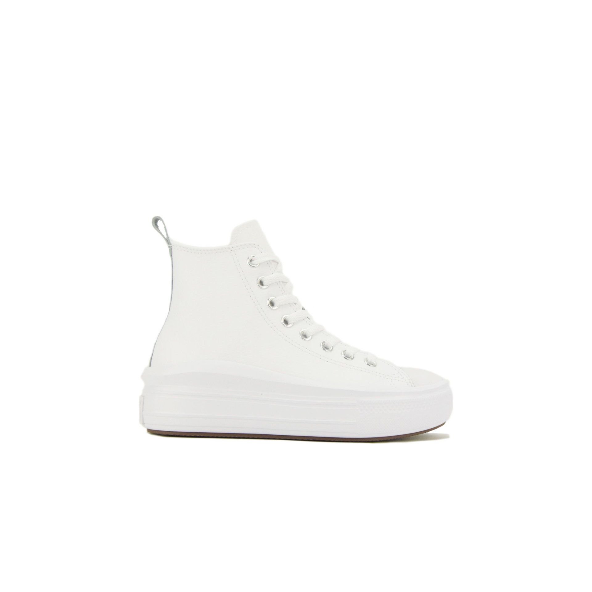 Converse Zapatillas Niña/os CHUCK TAYLOR ALL STAR PLATFORM MOVE LEATHER lateral exterior Converse Zapatillas Niña/os CHUCK TAYLOR ALL STAR PLATFORM MOVE LEATHER lateral exterior