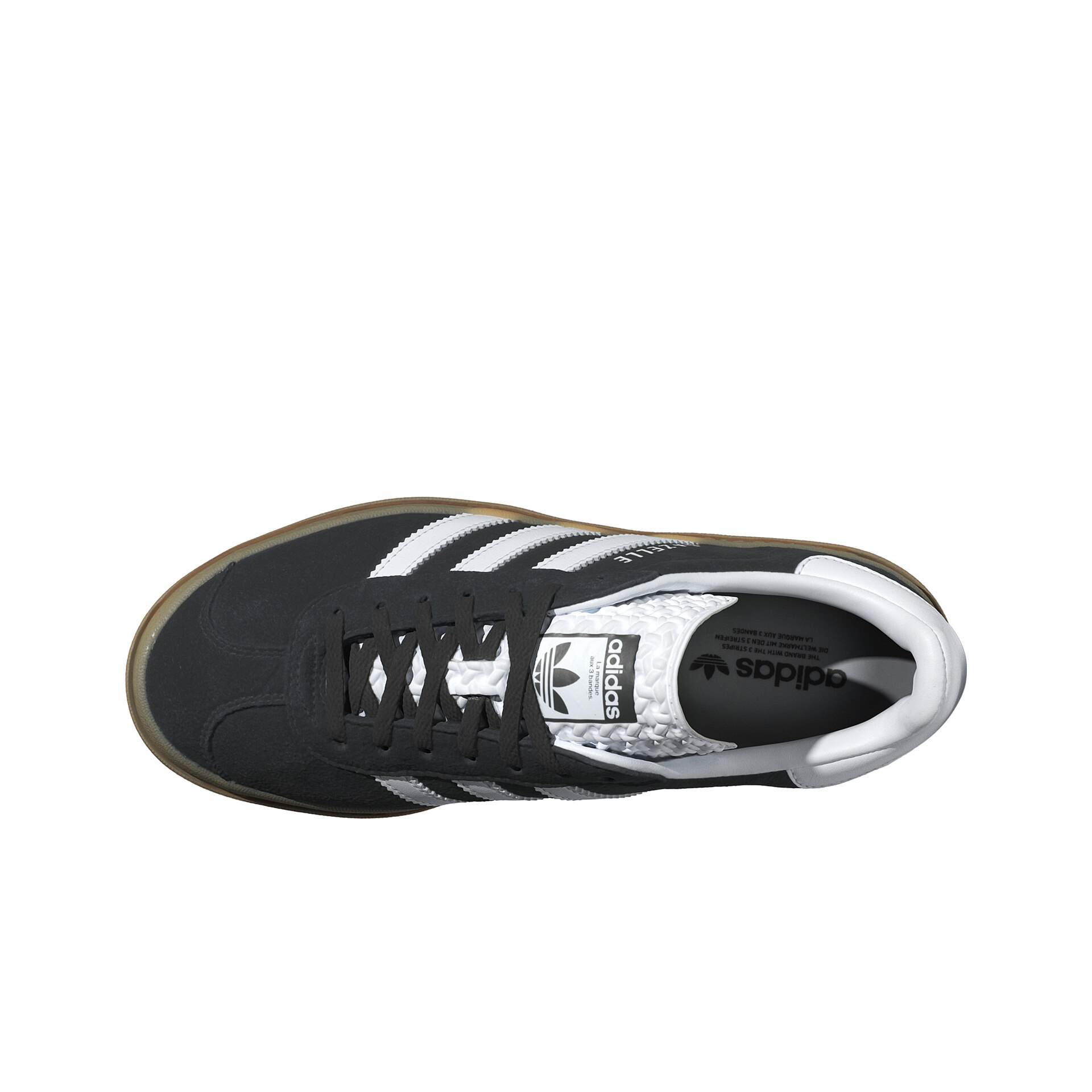 adidas Zapatillas Mujer GAZELLE BOLD W vista frontal girada 45º adidas Zapatillas Mujer GAZELLE BOLD W vista frontal girada 45º