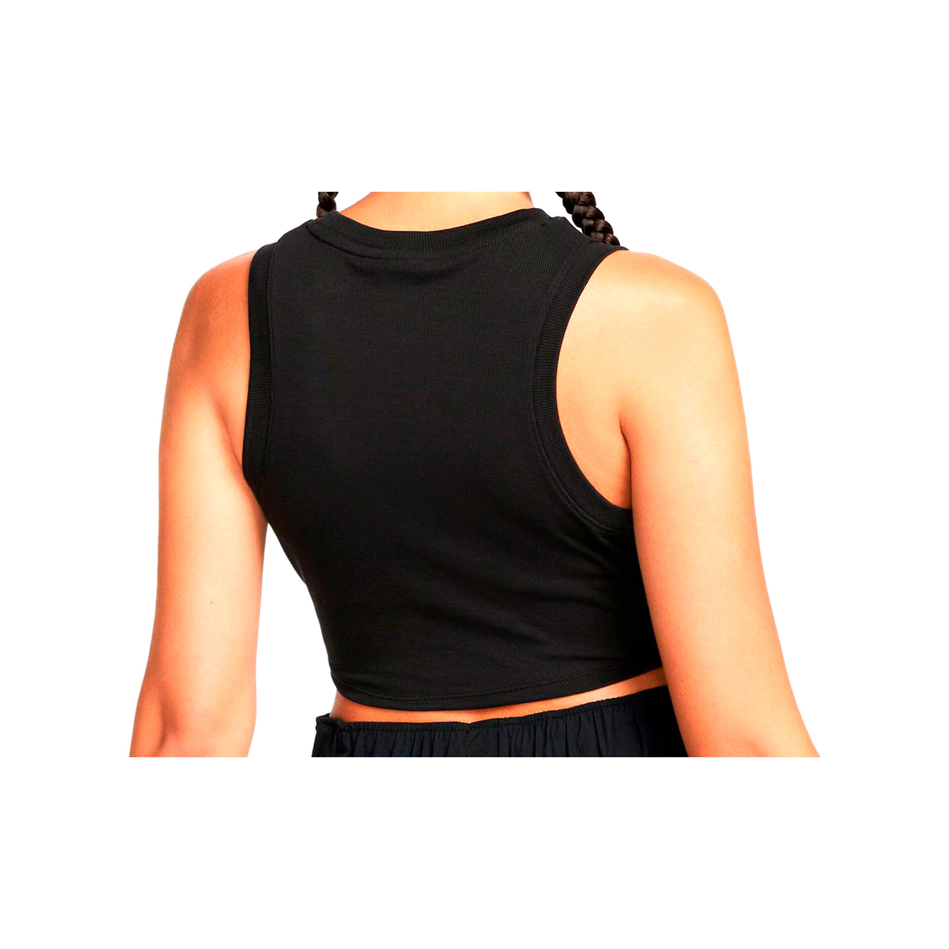 Nike Camiseta Mujer W NSW ESSNTL RIB CRP TANK vista trasera Nike Camiseta Mujer W NSW ESSNTL RIB CRP TANK vista trasera