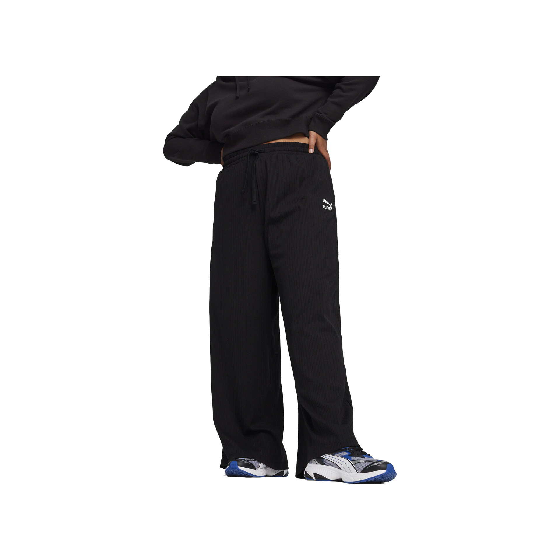 Puma Pantalón Mujer CLASSICS Ribbed Rela vista frontal Puma Pantalón Mujer CLASSICS Ribbed Rela vista frontal