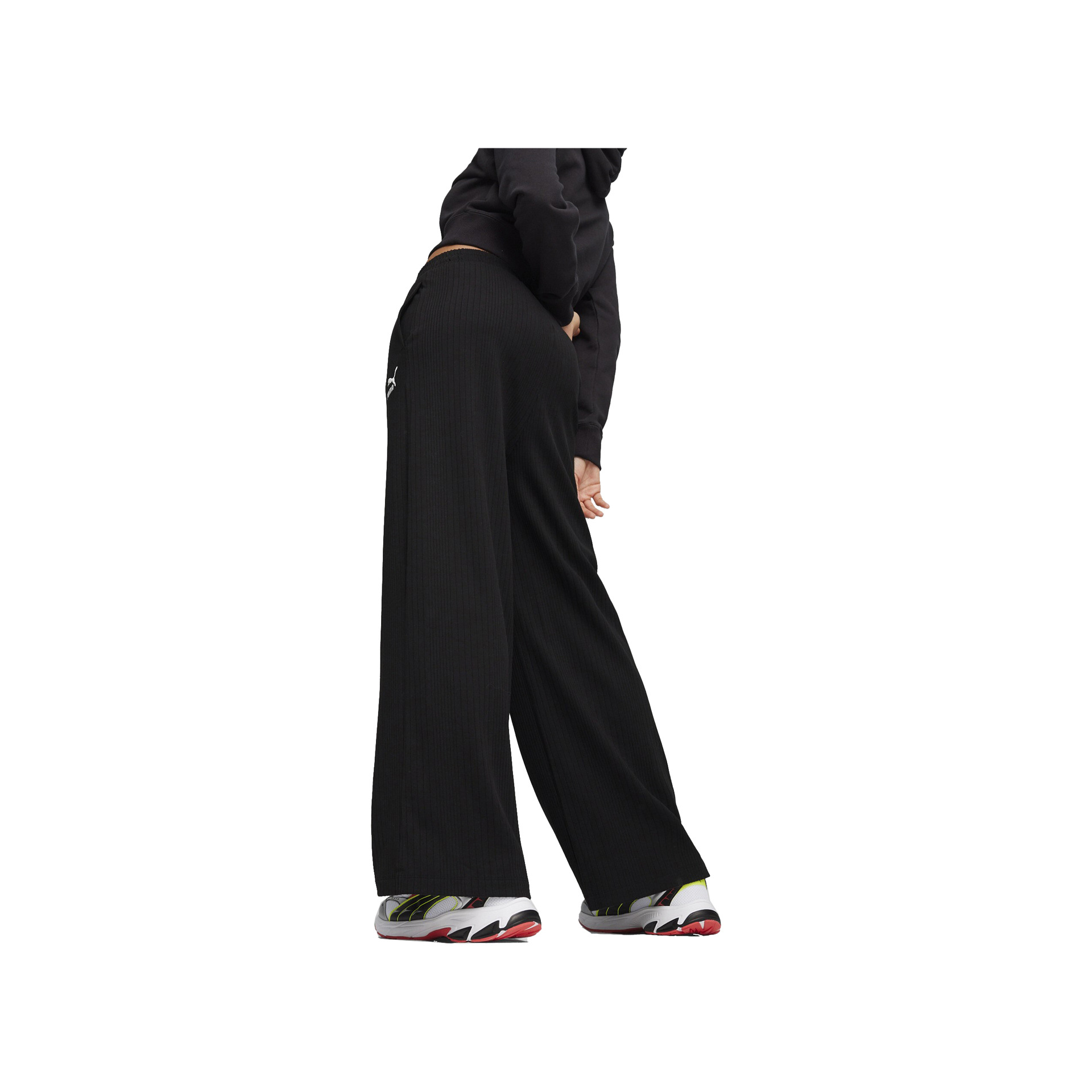 Puma Pantalón Mujer CLASSICS Ribbed Rela vista trasera Puma Pantalón Mujer CLASSICS Ribbed Rela vista trasera