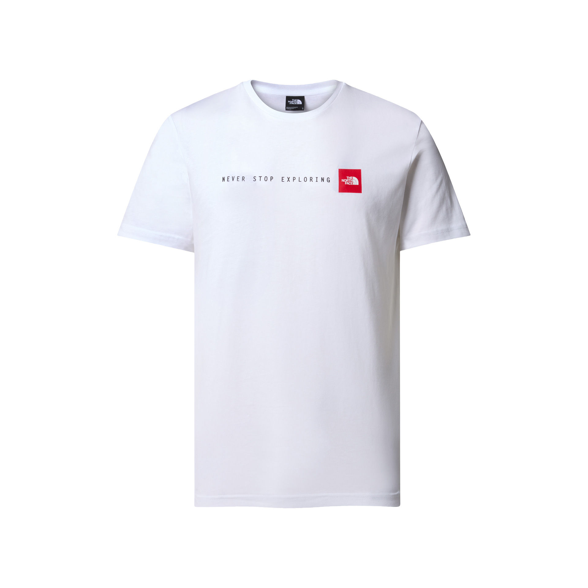 The North Face Camiseta Hombre M S/S NEVER STOP EXPLORING TEE vista frontal The North Face Camiseta Hombre M S/S NEVER STOP EXPLORING TEE vista frontal