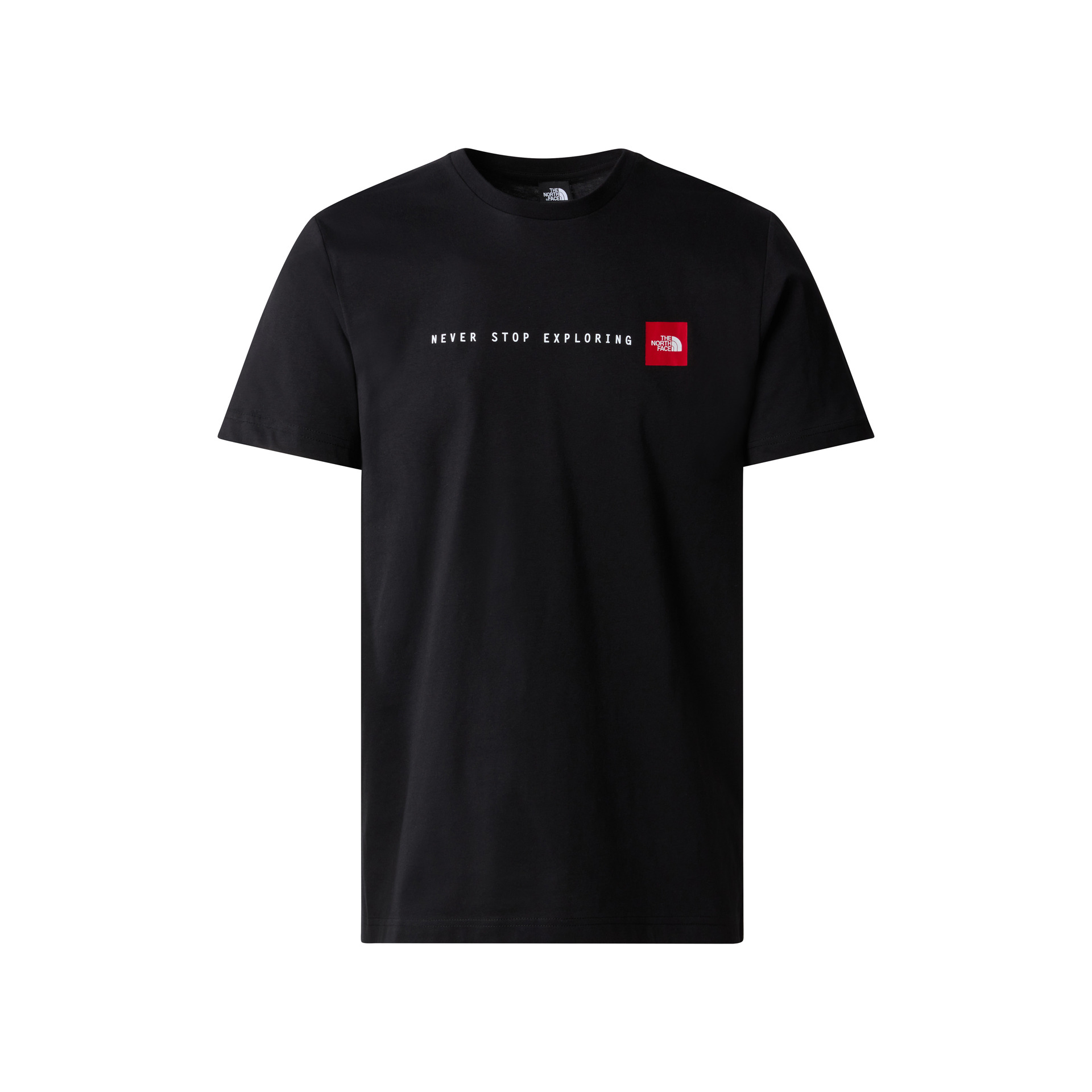 The North Face Camiseta Hombre M S/S NEVER STOP EXPLORING TEE vista frontal The North Face Camiseta Hombre M S/S NEVER STOP EXPLORING TEE vista frontal