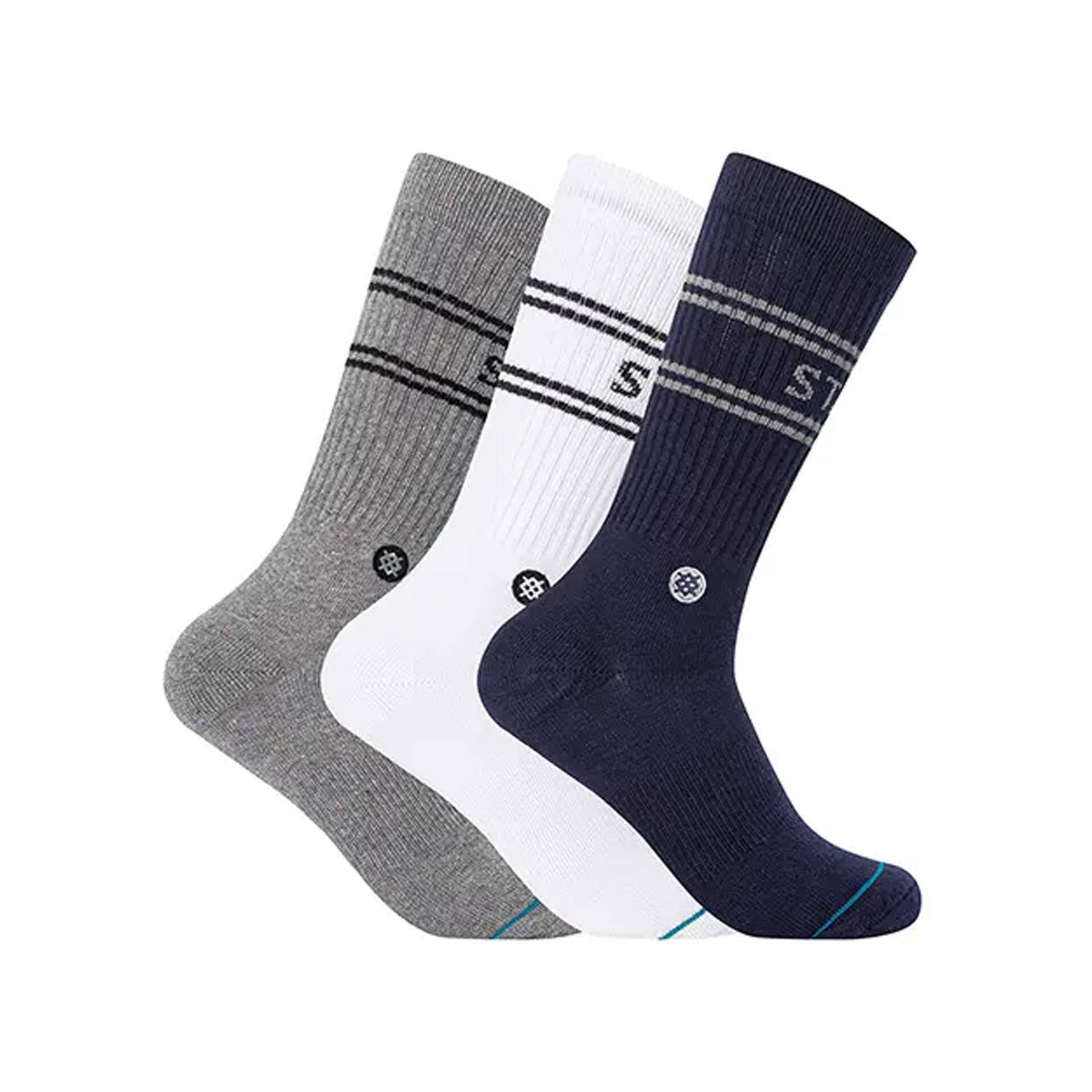 Stance Calcetines BASIC 3 PACK CREW vista frontal Stance Calcetines BASIC 3 PACK CREW vista frontal