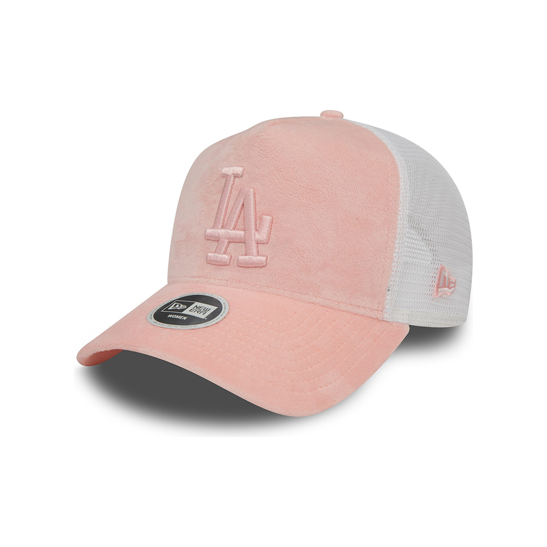 New Era Gorra WMNS VELOUR TRUCKER LOSDOD vista frontal New Era Gorra WMNS VELOUR TRUCKER LOSDOD vista frontal