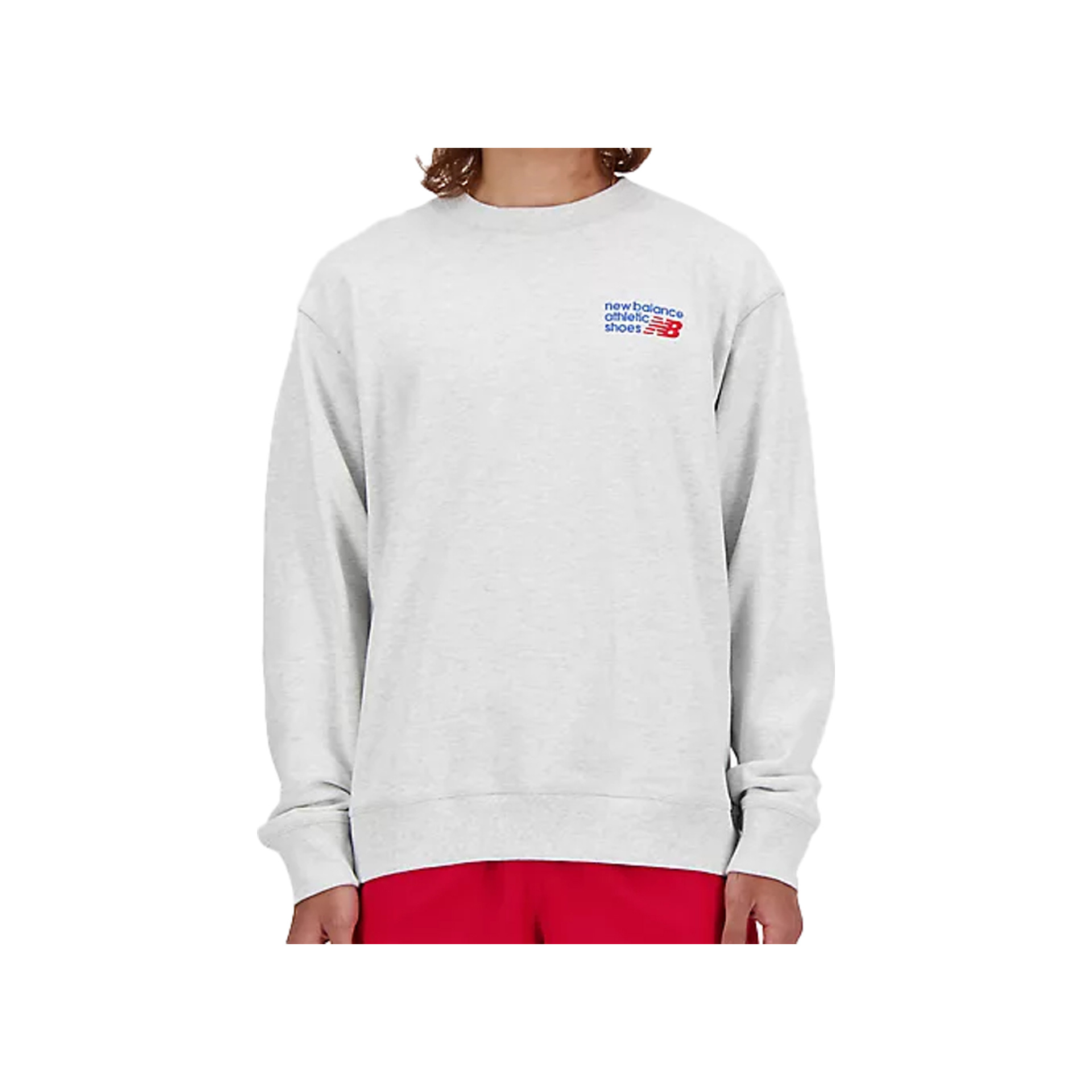 New Balance athletics relaxed premium logo crew Sudadera Hombre