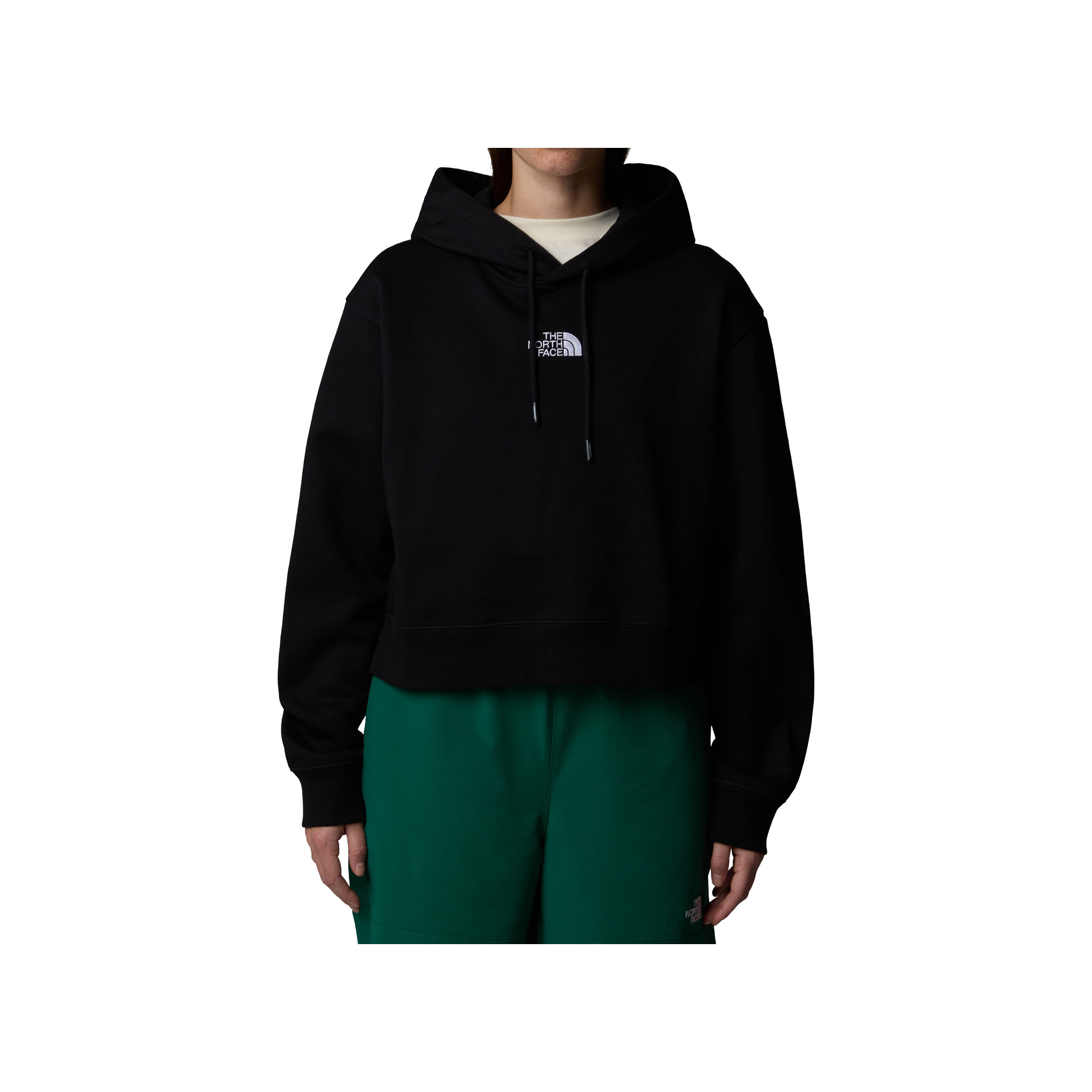 The North Face w essential crop hoodie Sudadera Mujer