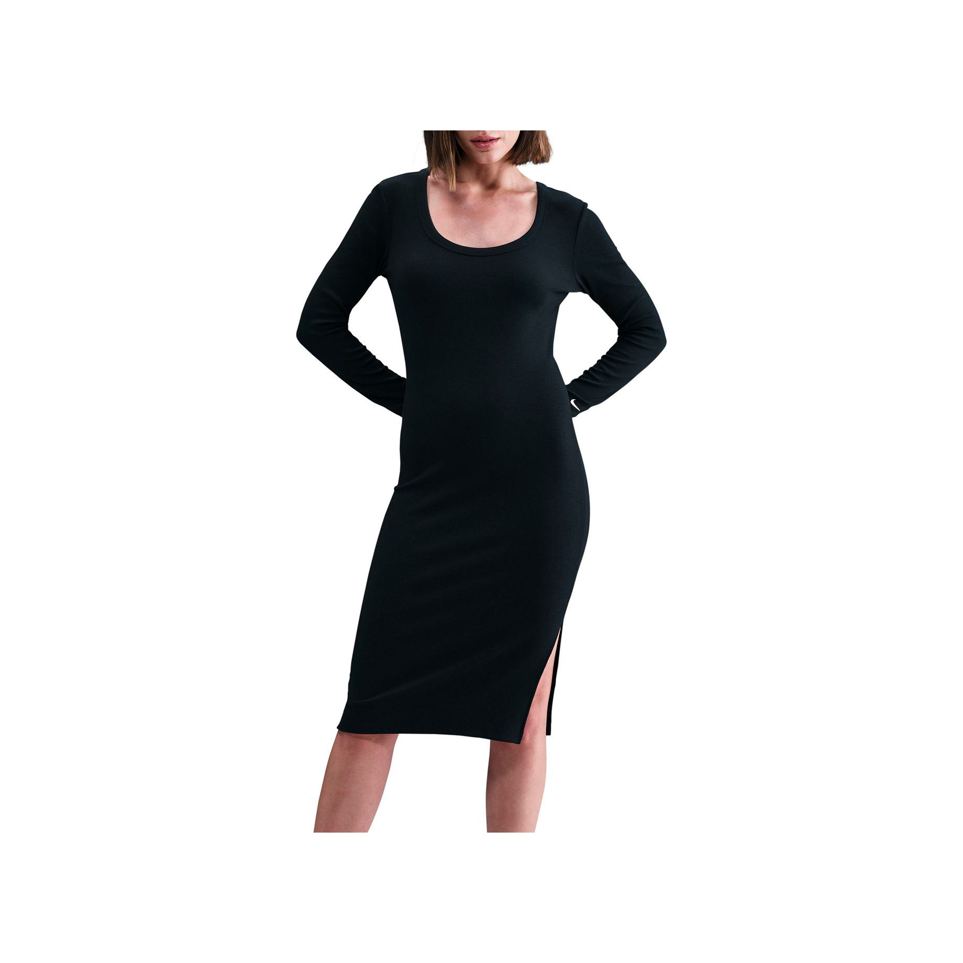 Nike w nsw nk chll knt ls midi drss Vestido